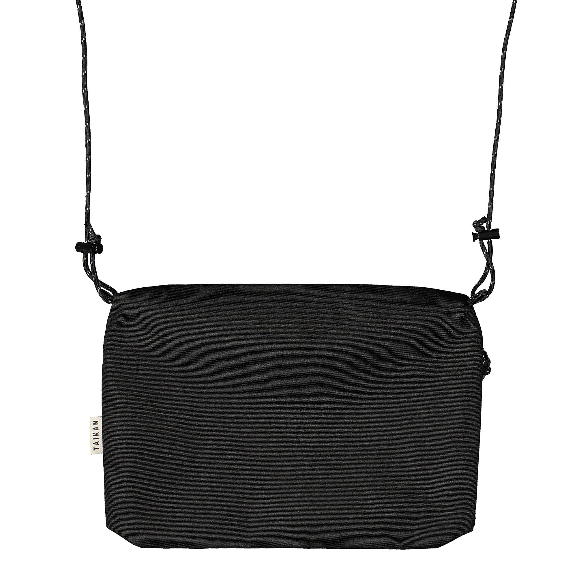 Taikan Everything Sacoche Large Black Shoulder & Cross Body Bags Close-up | Overkill