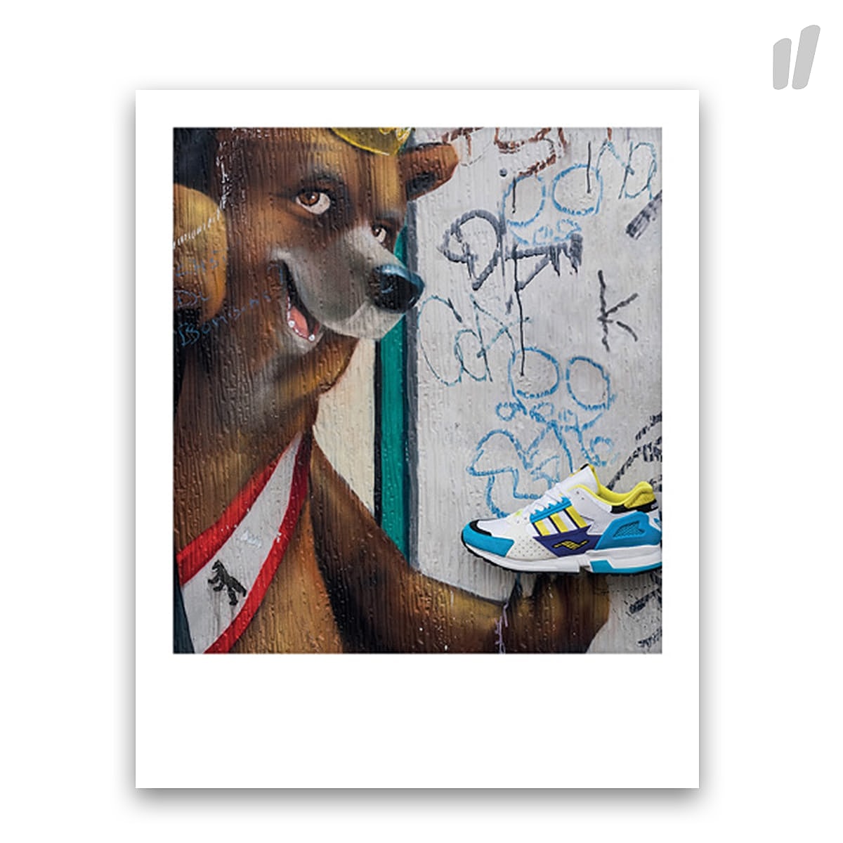 Overkill ZX10K "I CAN IF I WANT" Berliner Bär Postkarte Polaroid Blue Cards EF2117 | Overkill