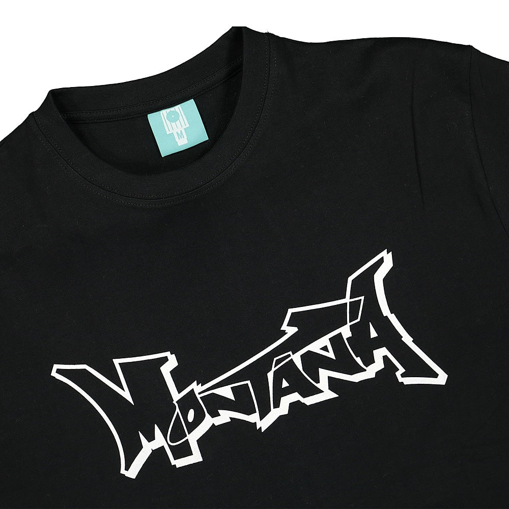 Montana Logo T-Shirt Black T-Shirts Close-up | Overkill