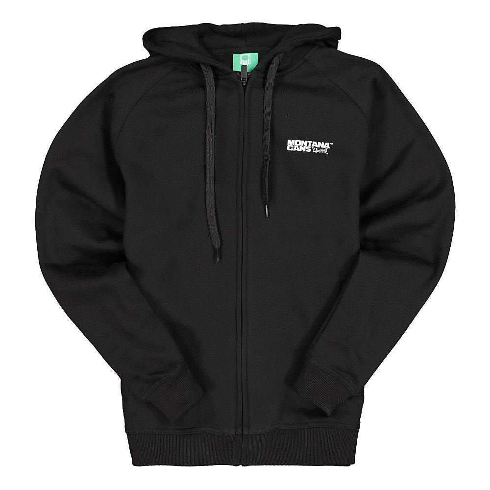 Montana Logo Zip Hoody Black Hoodies 335440 | Overkill