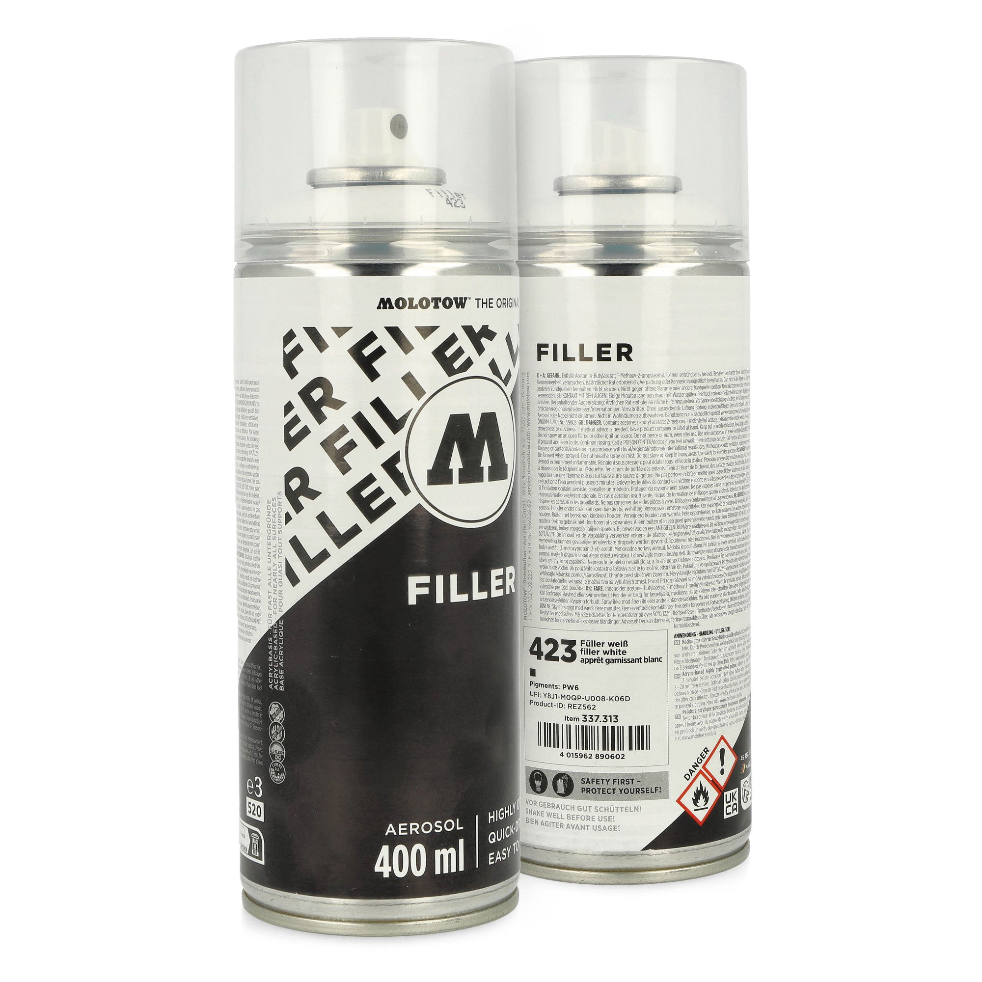 Molotow Urban Fine-Art Füller 400 ml Füller Weiß Cans 337313 Detailfoto | Overkill
