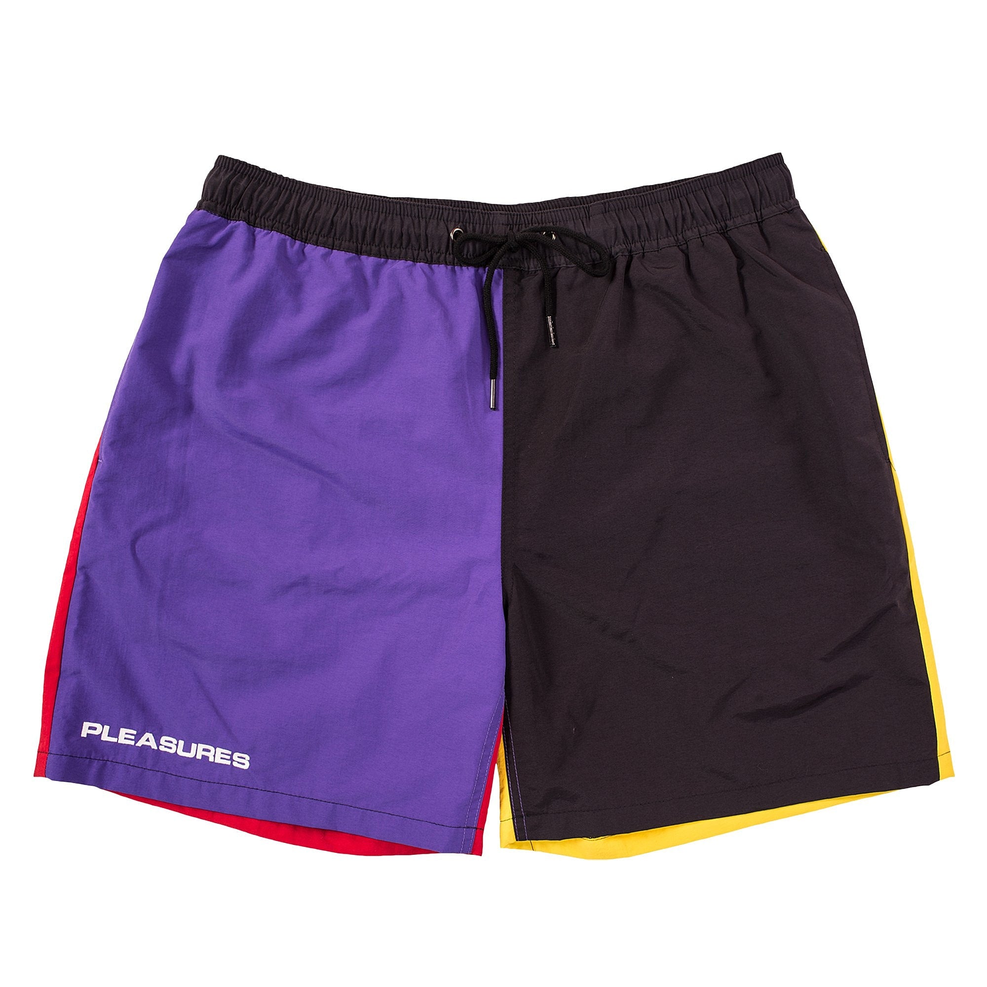 Pleasures Misfit Nylon Short Purple / Black Shorts P19P105018 | Overkill