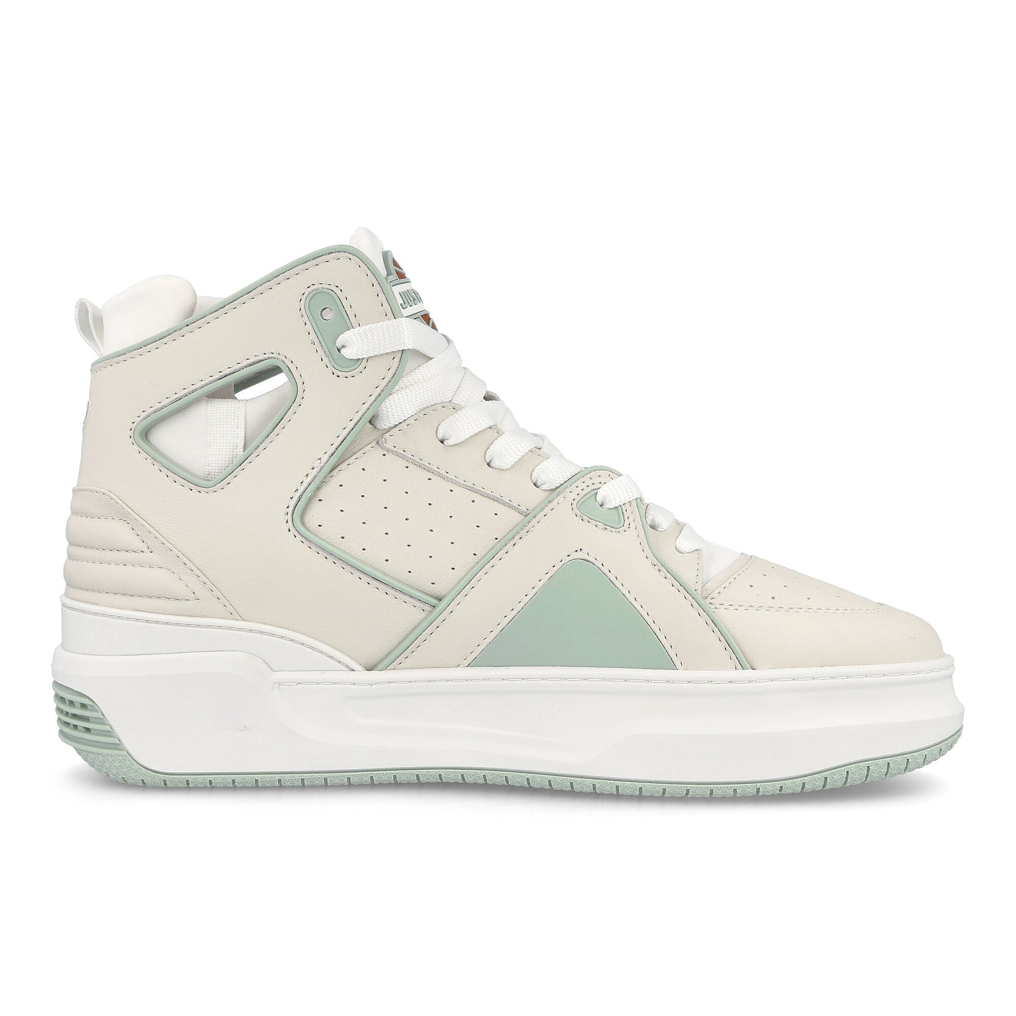 Just Don basketball jd1 Beige-Green Sneakers Silhouette | Overkill