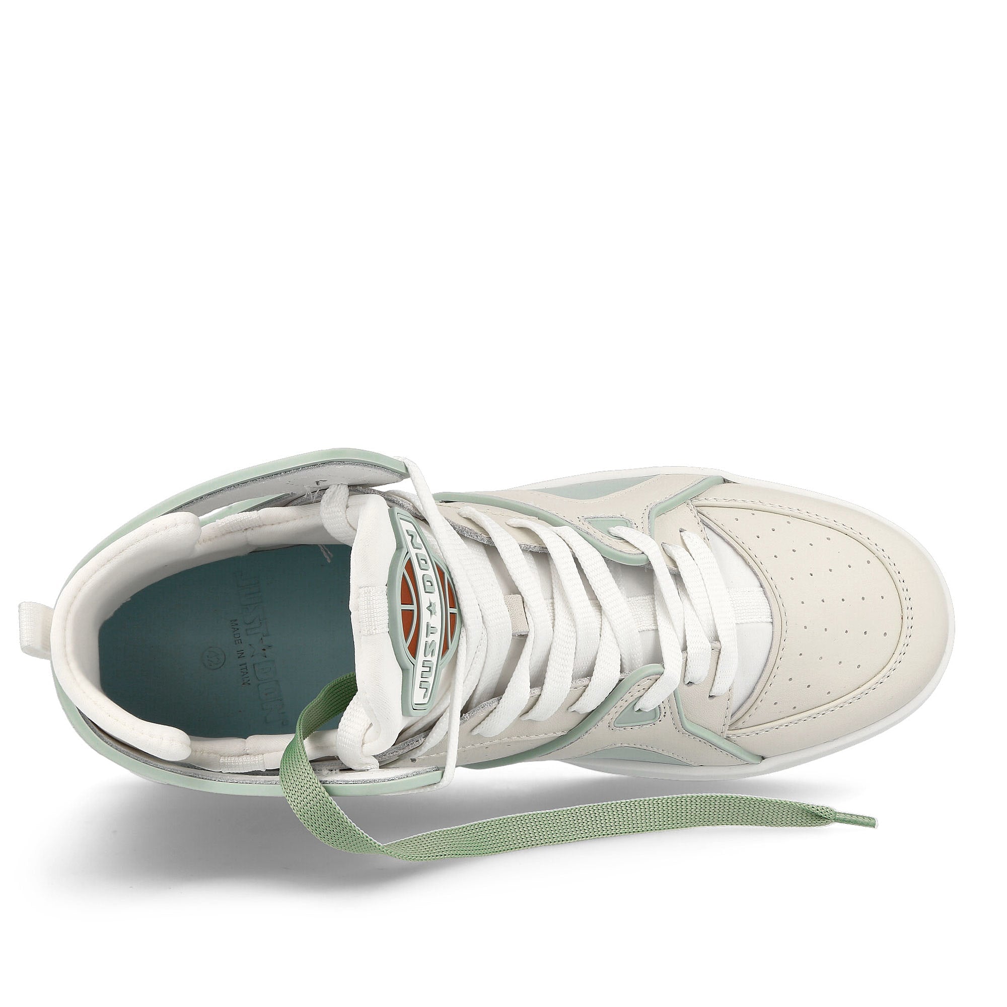 Just Don basketball jd1 Beige-Green Sneakers Detailfoto | Overkill