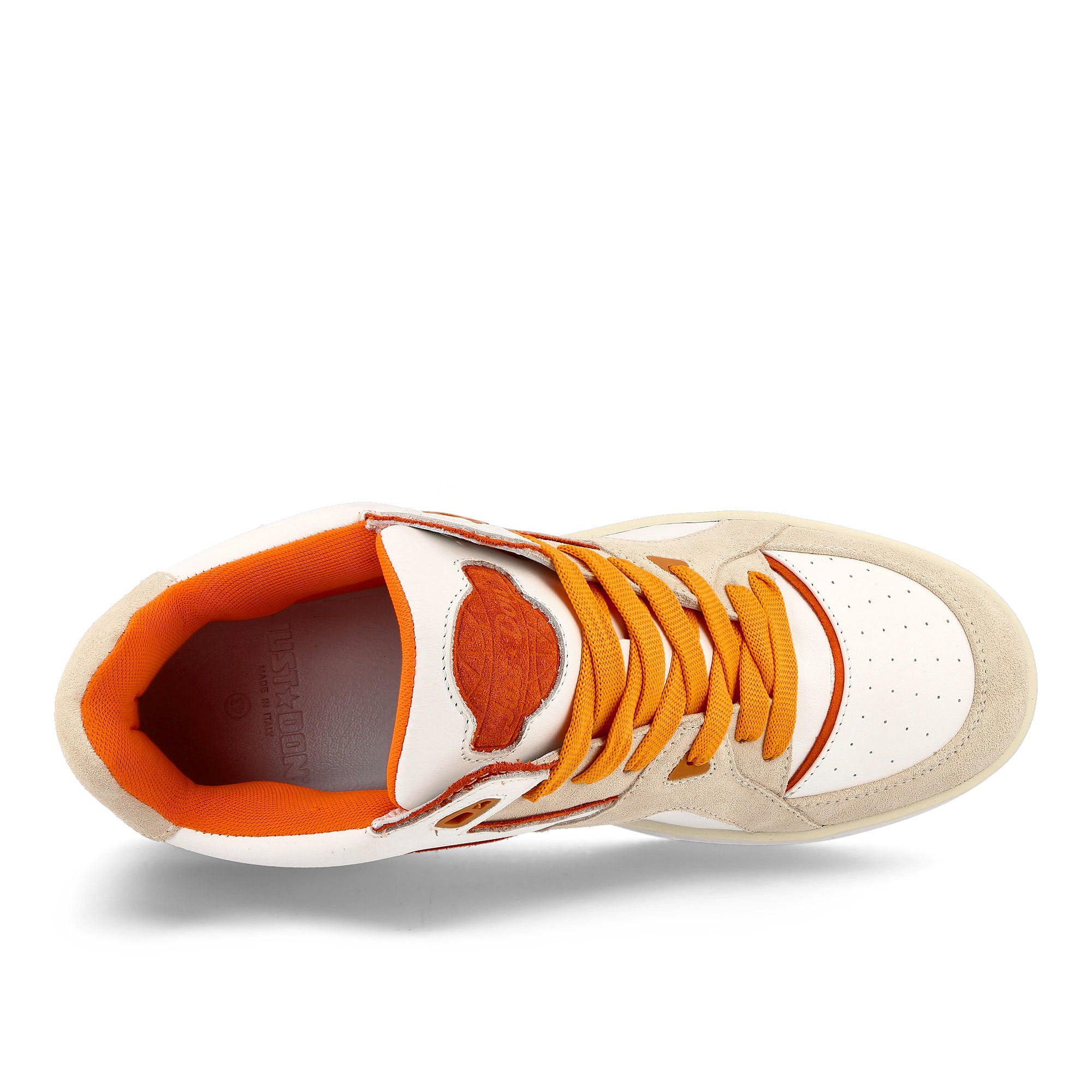 Just Don low luxury jd3 Orange Sneakers Detailfoto | Overkill