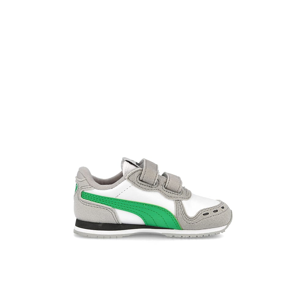 Puma cabana racer sl v infants Puma White - Island Green Material | Overkill