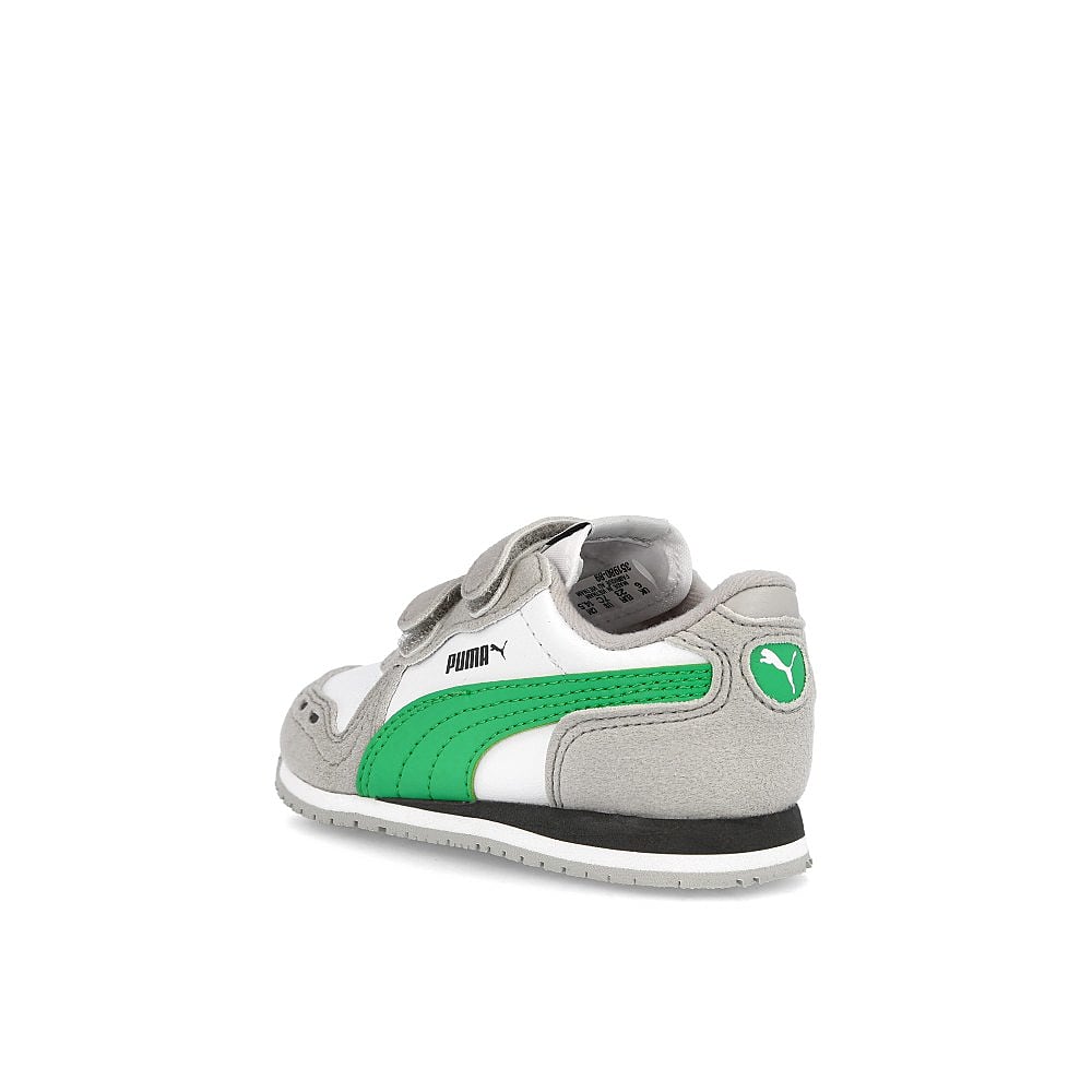 Puma cabana racer sl v infants Puma White - Island Green Close-up | Overkill