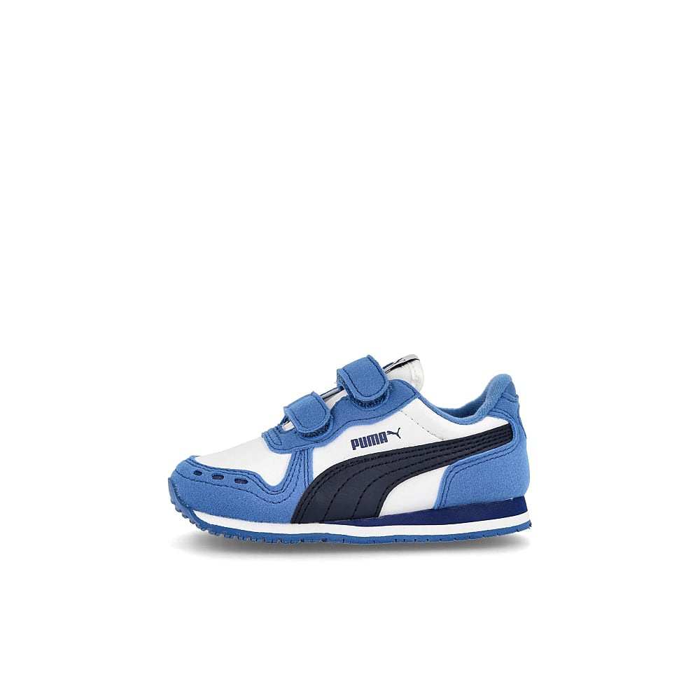 Puma cabana racer sl infants Puma White - Peacoat - Star Sapphire Low Top Sneakers 351980 90 | Overkill