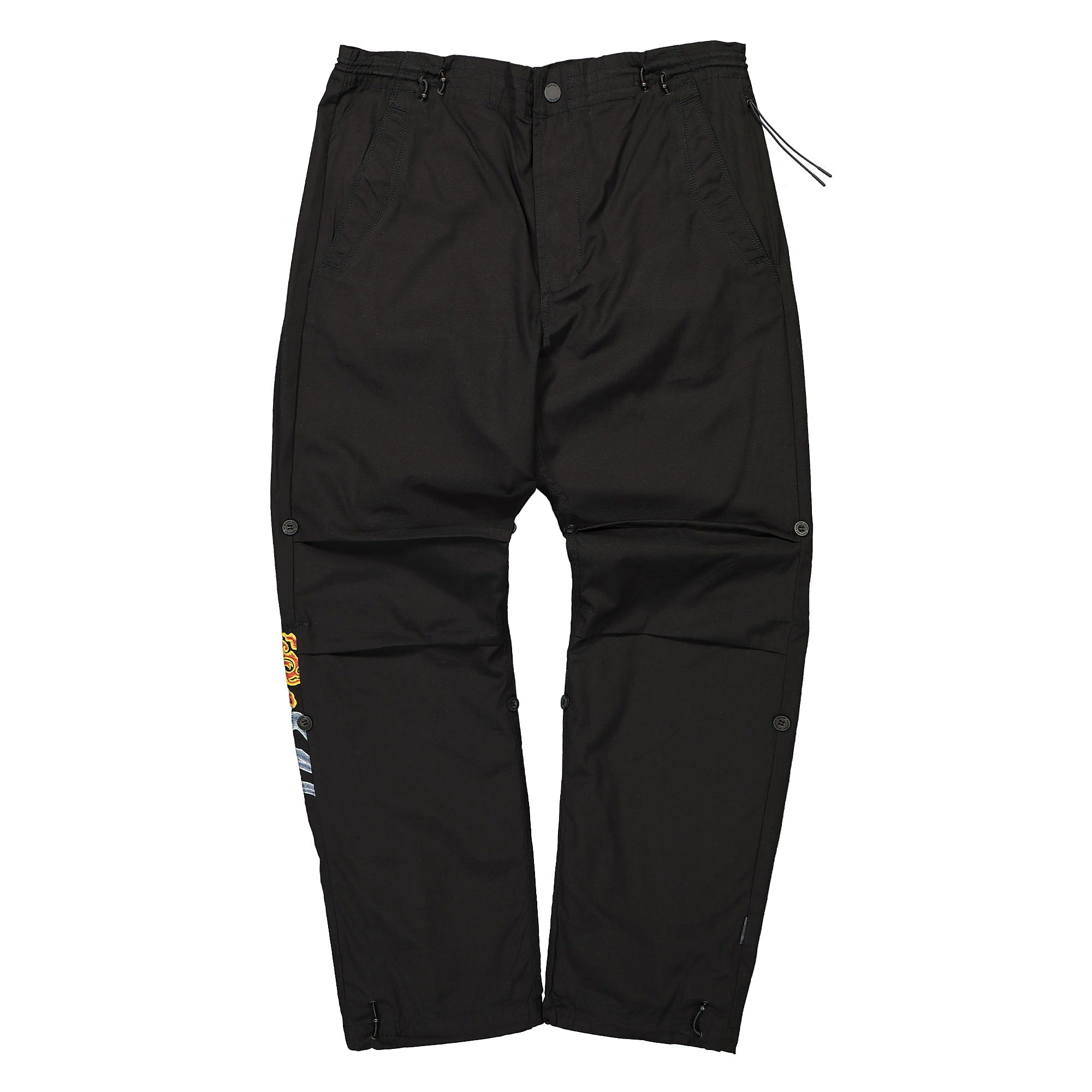 Maharishi Seadragon Embroidered Snopants Black Casual Pants 3521 | Overkill