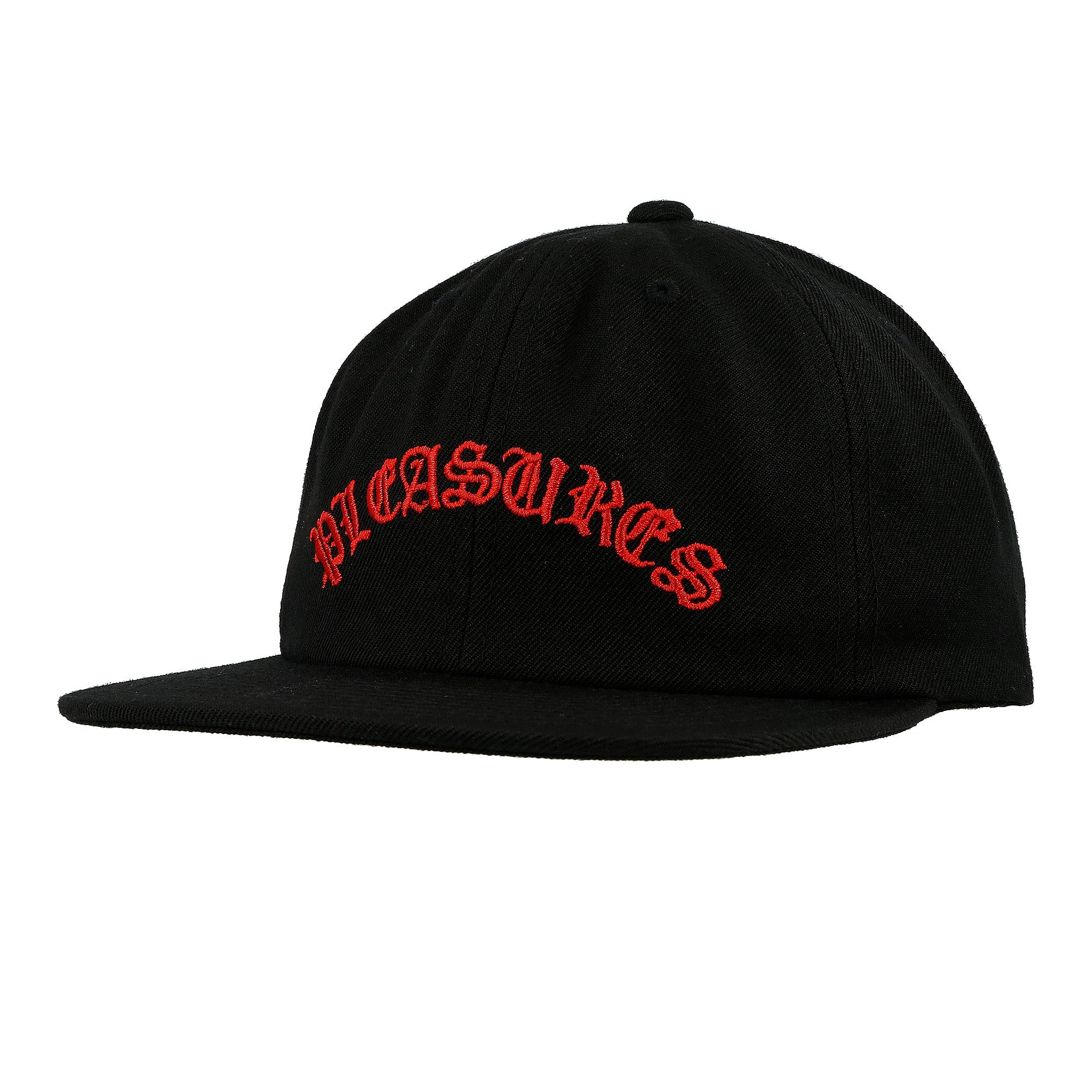Pleasures Now Old E Snapback Hat Black Caps P19S106039 | Overkill