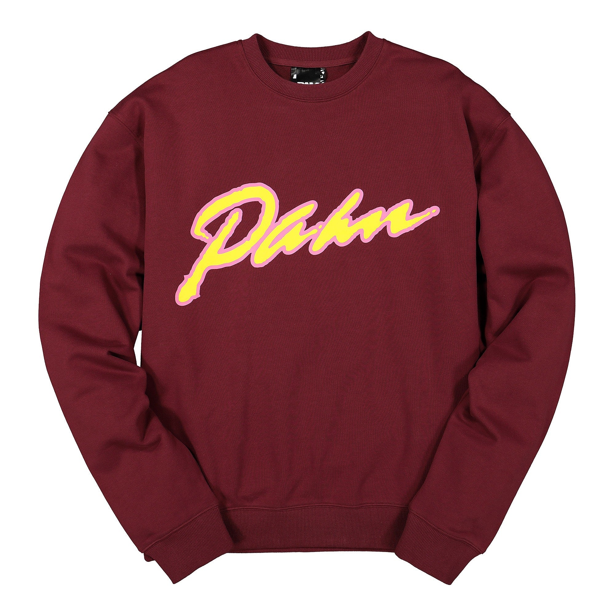 Perks And Mini PAM Break Away Crew Neck Sweat Burgundy Sweatshirts 3577/B-BRG | Overkill