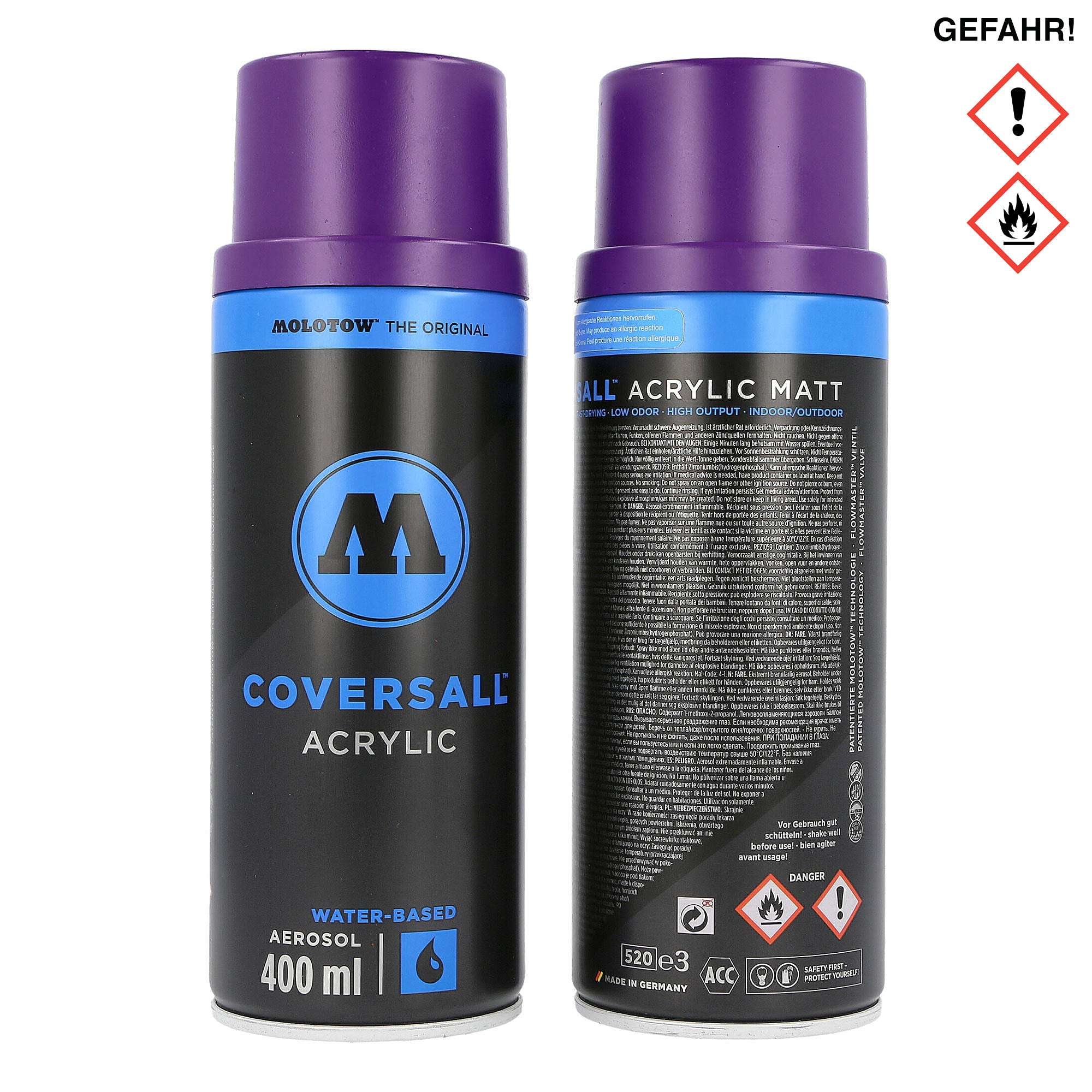 Molotow coversall water-based 400 ml Cans 358000 | Overkill