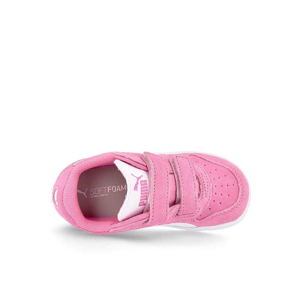 Puma icra trainer sd v infants Pink - White - Silver Low Top Sneakers Detailfoto | Overkill