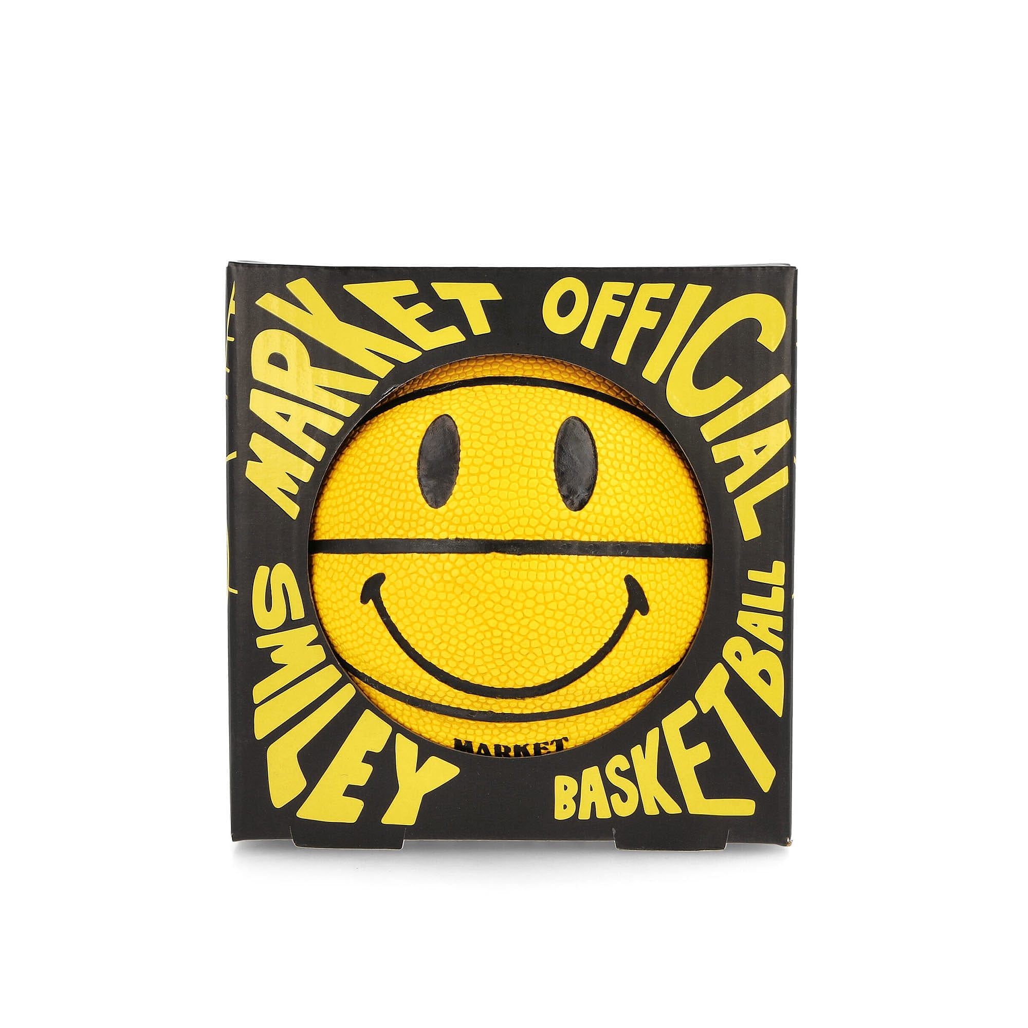 Market Smiley Mini Basketball Yellow Basketballs Material | Overkill