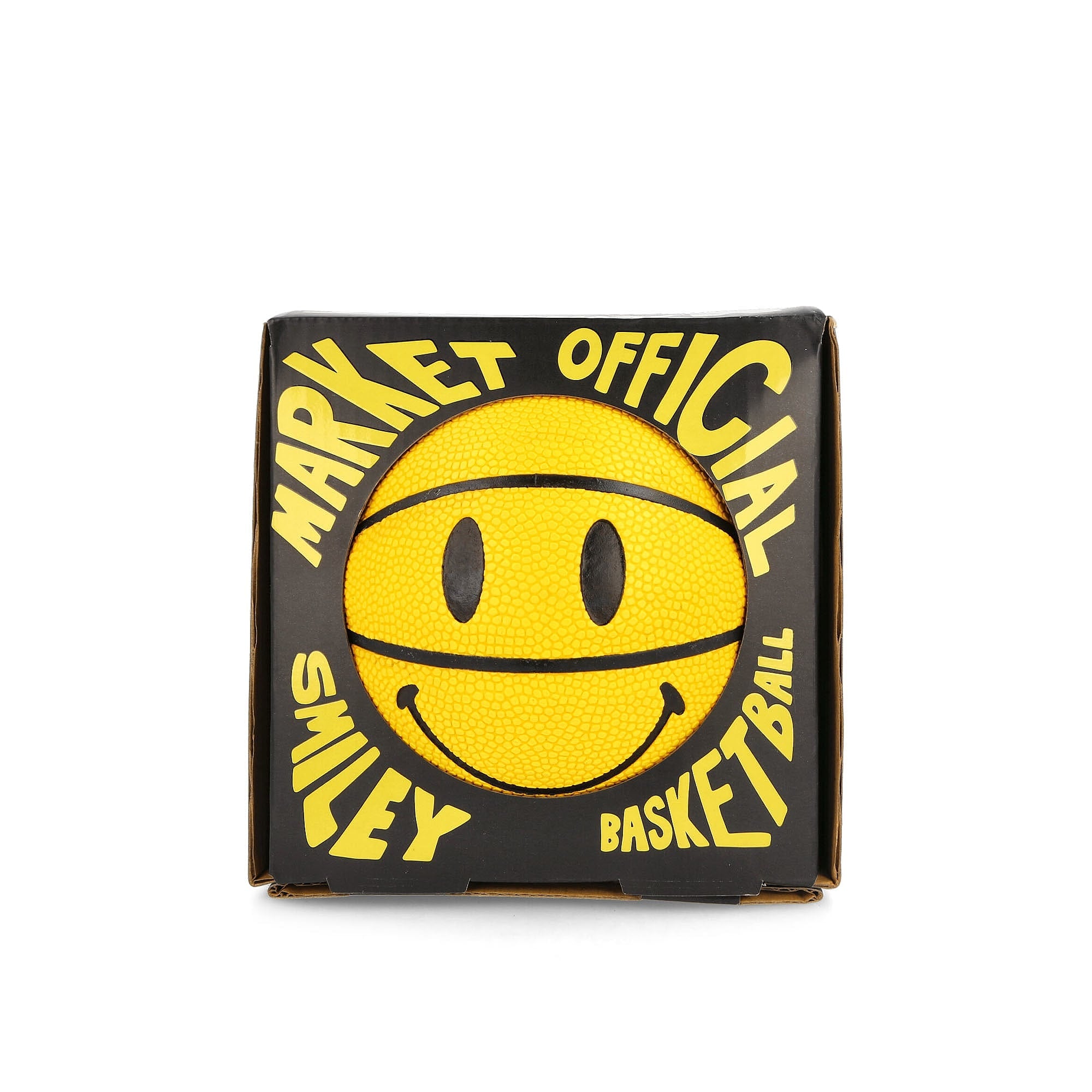 Market Smiley Mini Basketball Yellow Basketballs Close-up | Overkill