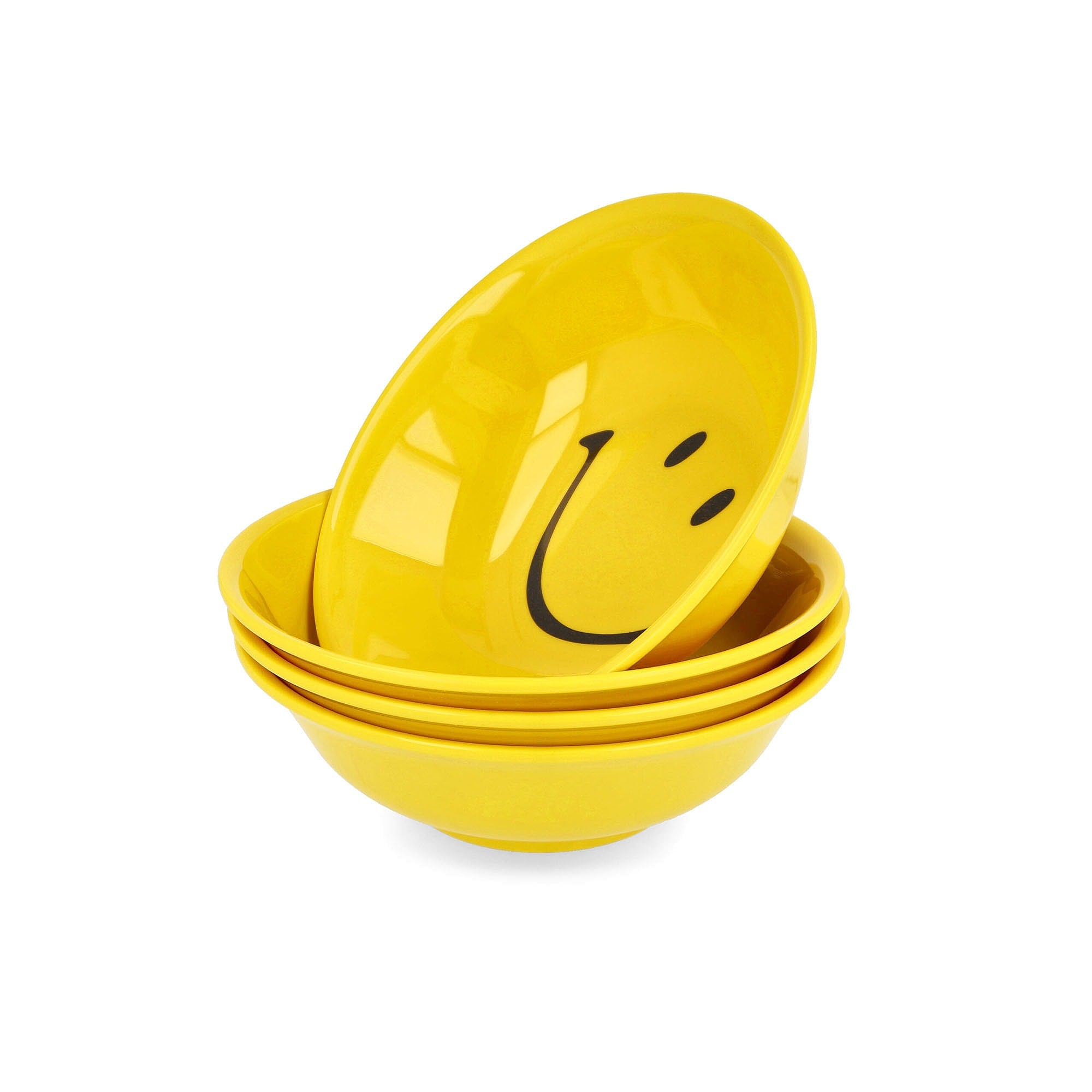Market Smiley Bowl 4 Piece Set Yellow Other Home Accessories 360001000 / 0201 | Overkill