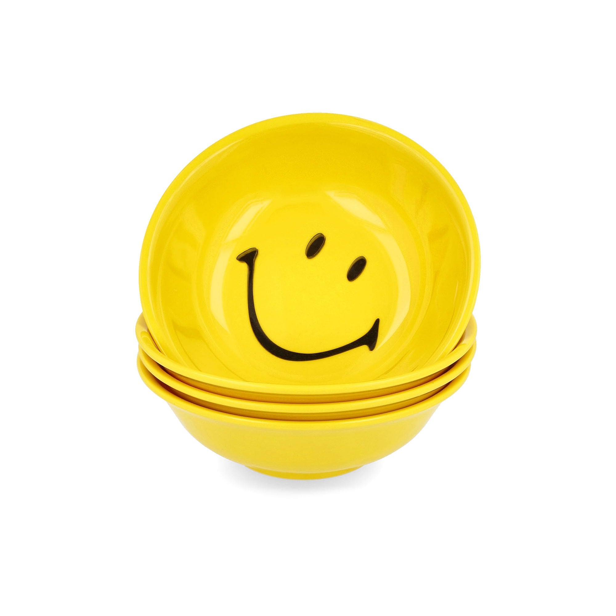 Market Smiley Bowl 4 Piece Set Yellow Other Home Accessories Material | Overkill