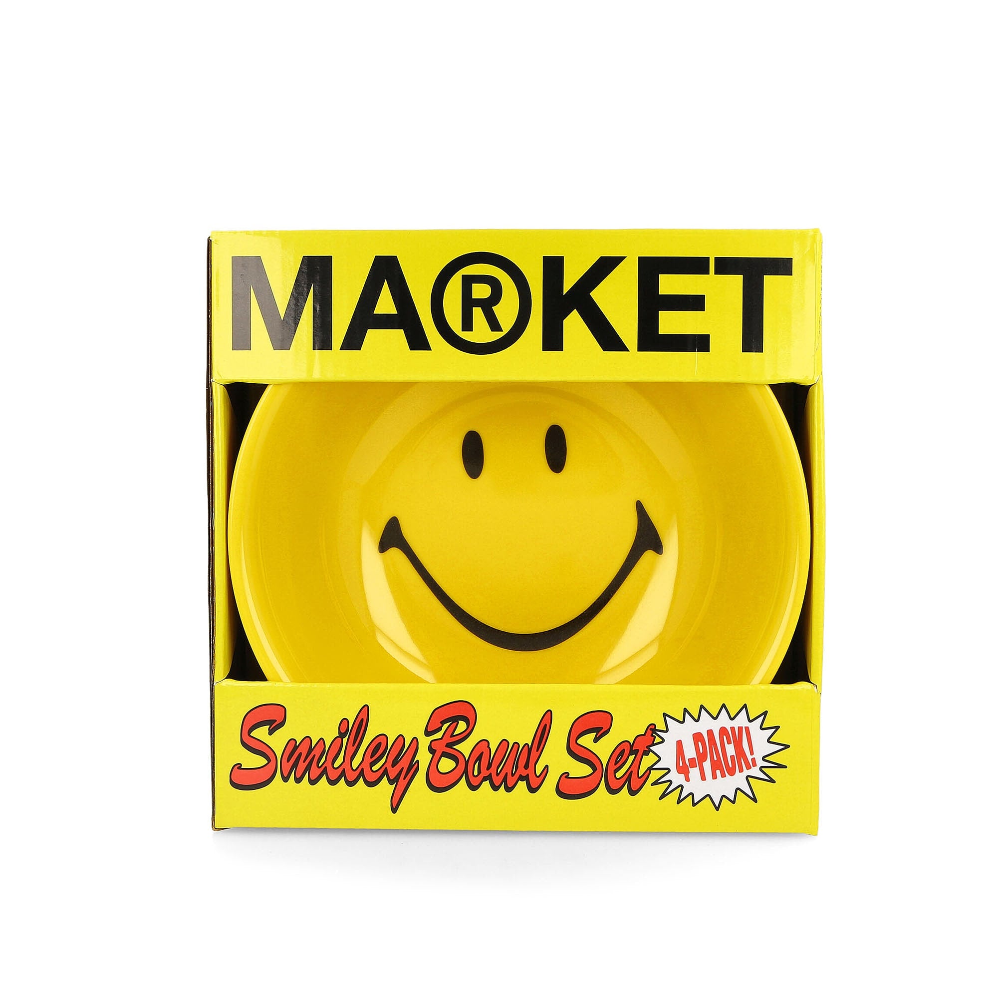 Market Smiley Bowl 4 Piece Set Yellow Other Home Accessories Detailfoto | Overkill