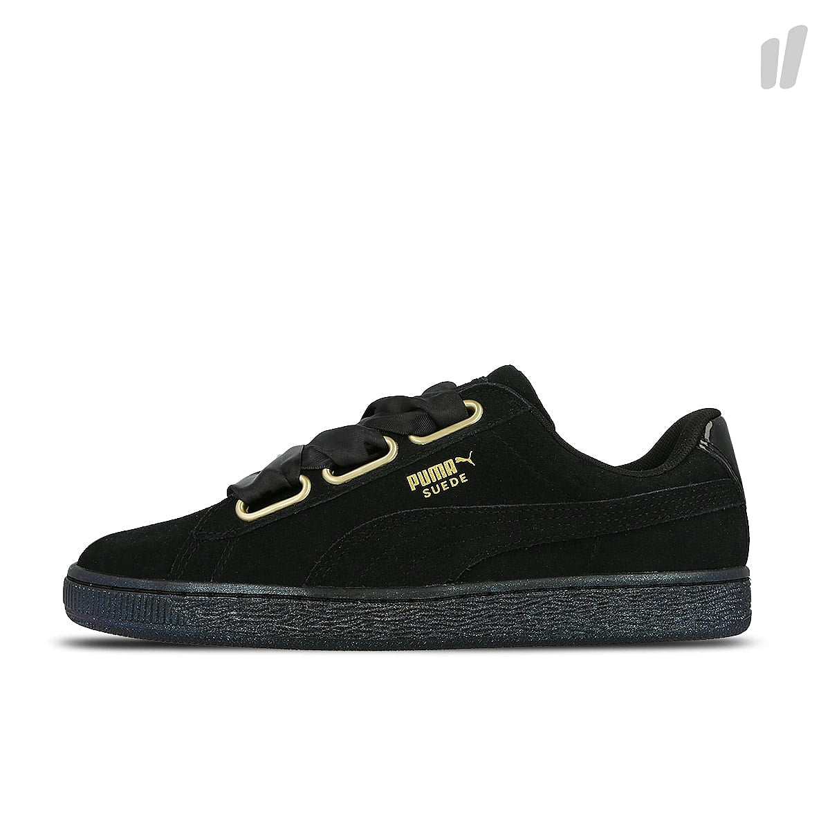 Puma wmns suede heart satin Puma Black - Puma Black Sneakers 362714 03 | Overkill