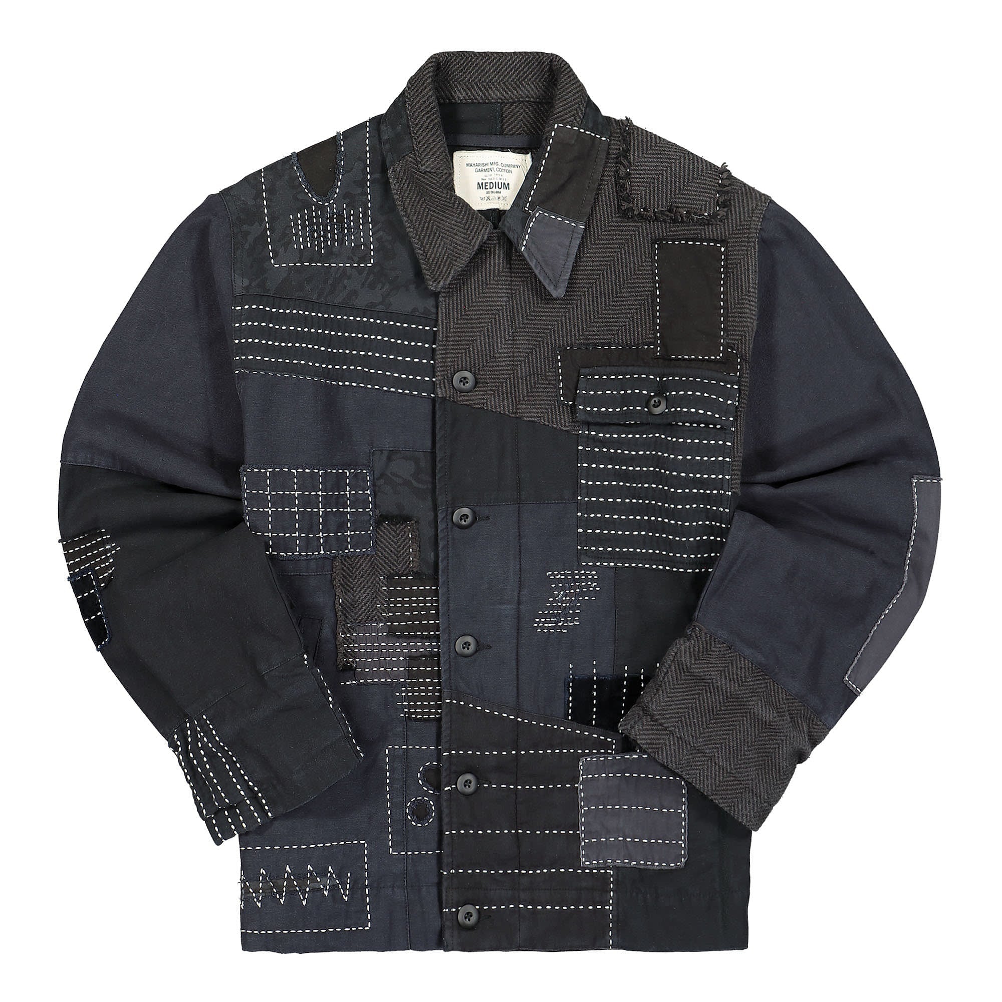 Maharishi Monster Tiger Boro Deck Jacket Blacks / Night Jungle Jackets 3627 | Overkill