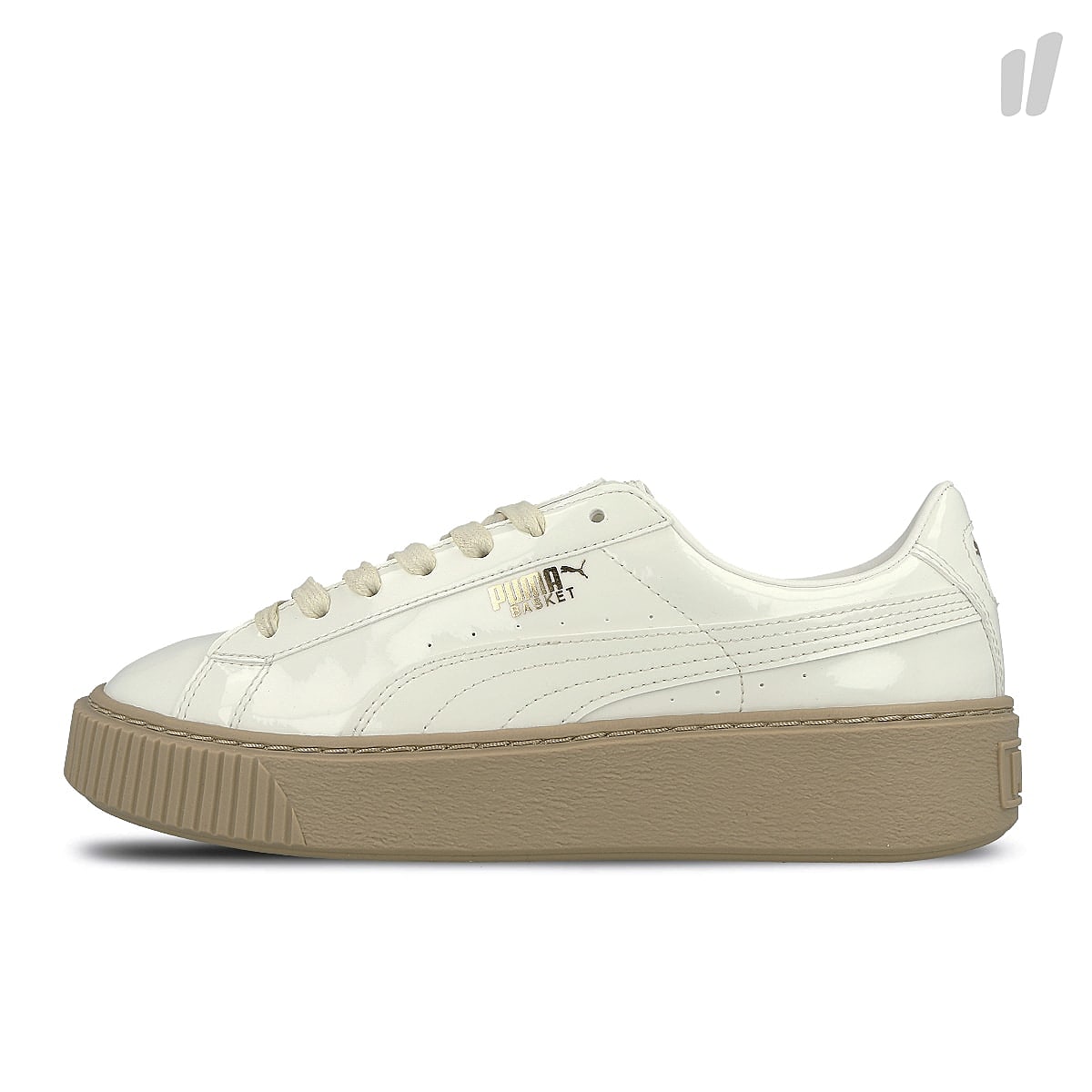 Puma wmns basket platform patent Marshmallow - Marshmallow Sneakers 363314 05 | Overkill