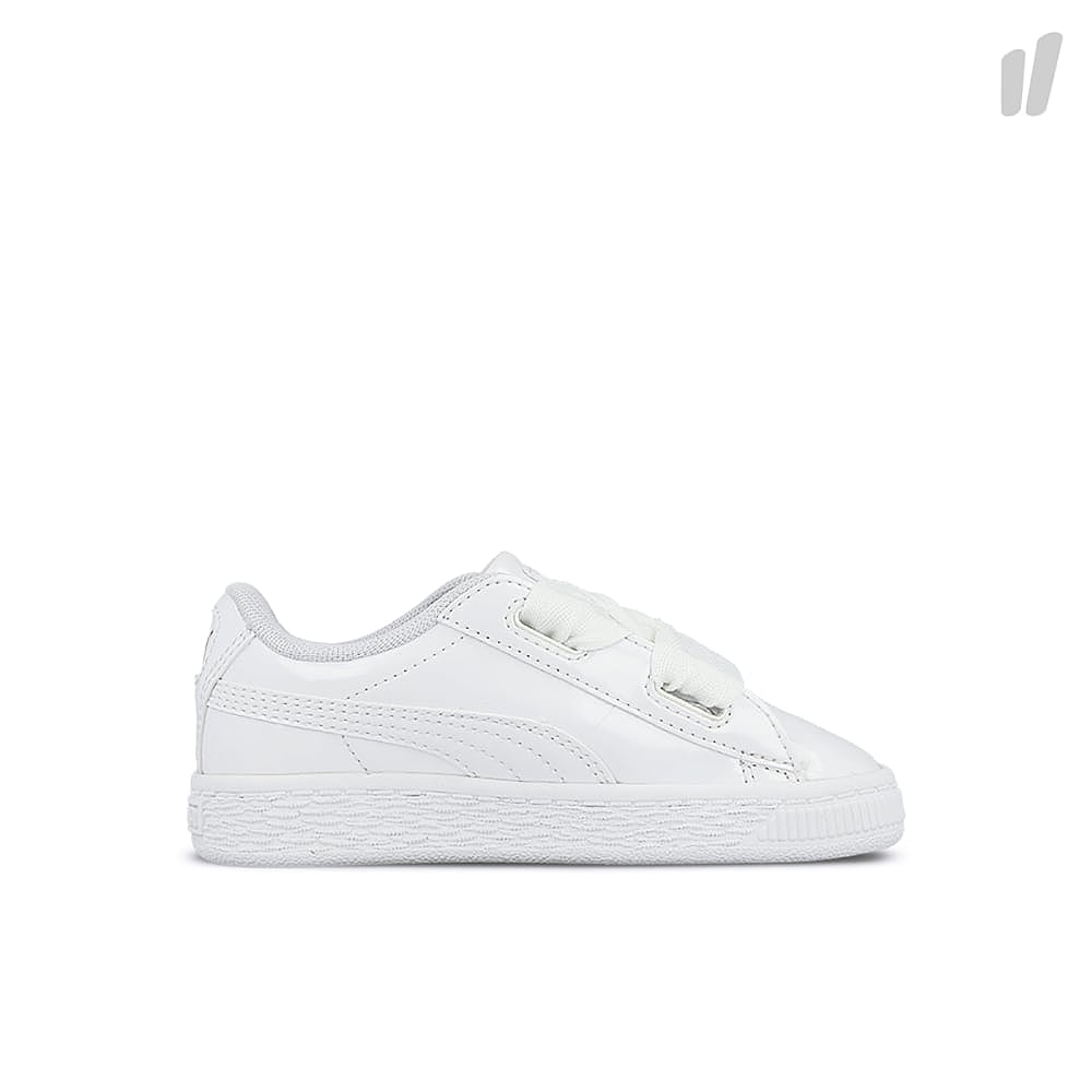 Puma basket heart patent infants Puma White - Puma White Sneakers Silhouette | Overkill
