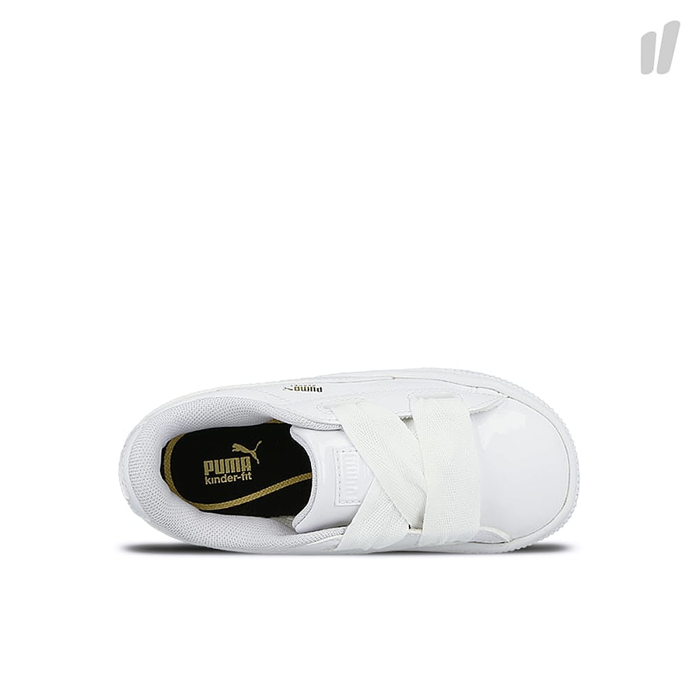 Puma basket heart patent infants Puma White - Puma White Sneakers Detailfoto | Overkill