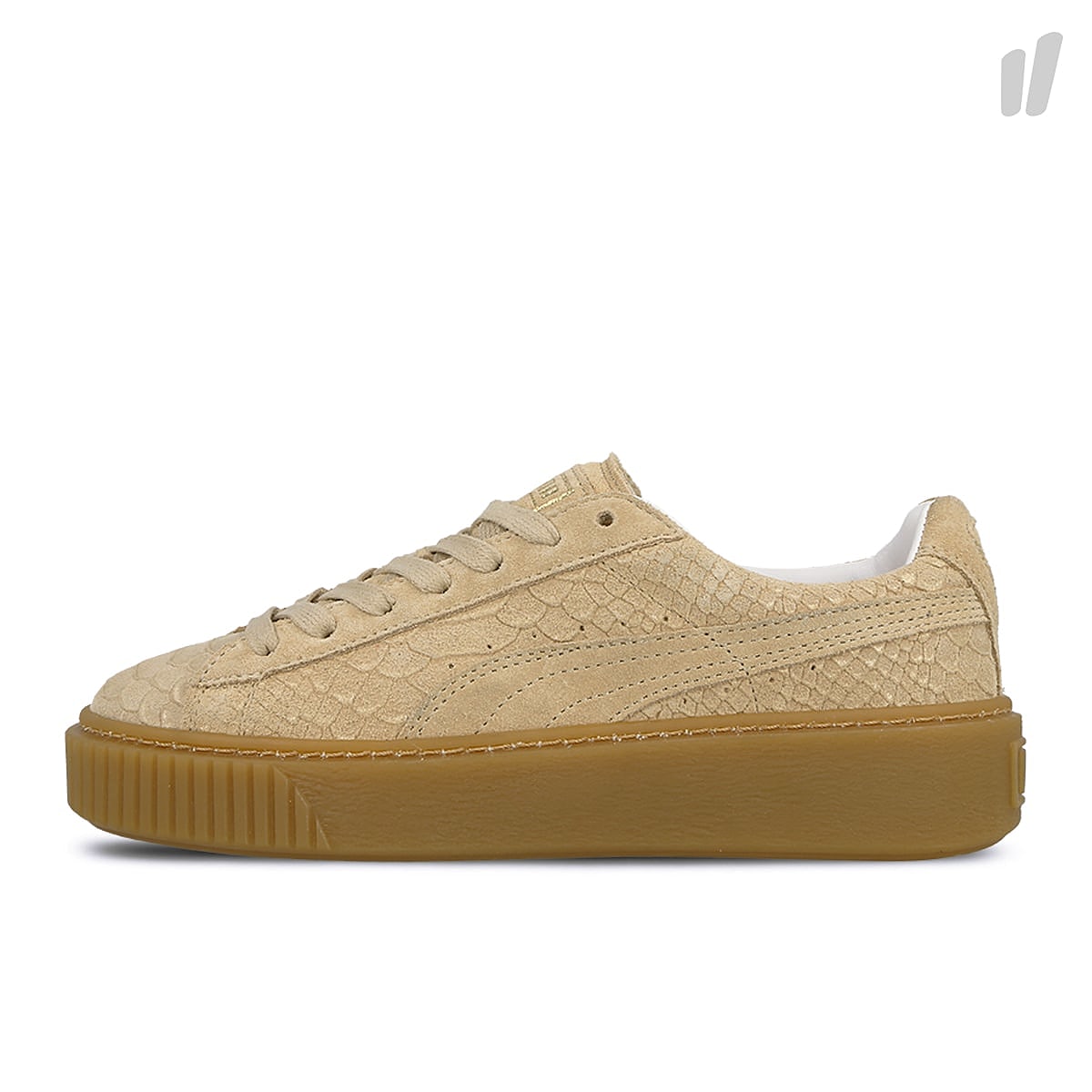 Puma wmns platform exot skin Natural Vachetta - Gold Sneakers 363377 02 | Overkill
