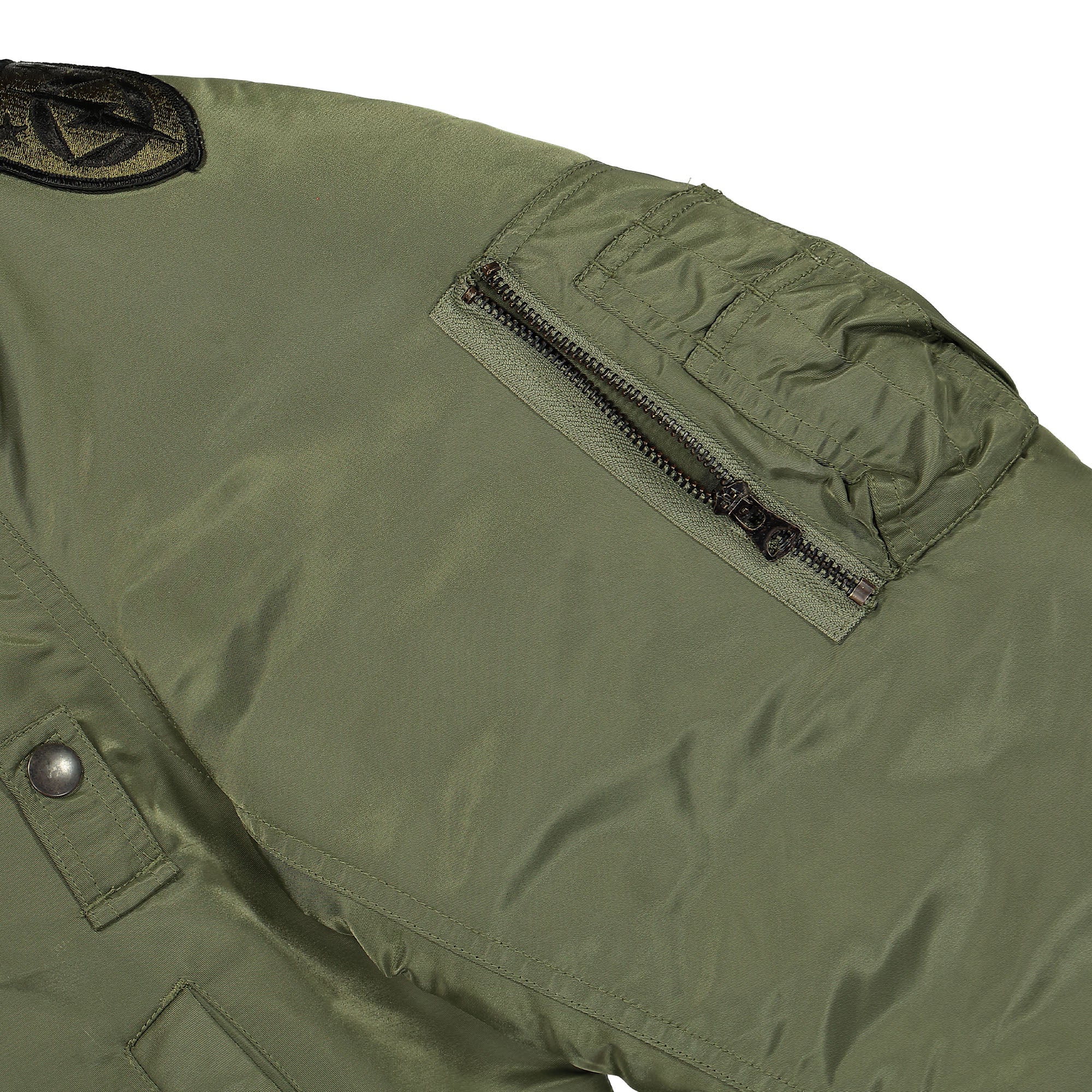 Maharishi Subdued MA-1 Flight Jacket Olive Jackets Detail view 1 | Overkill