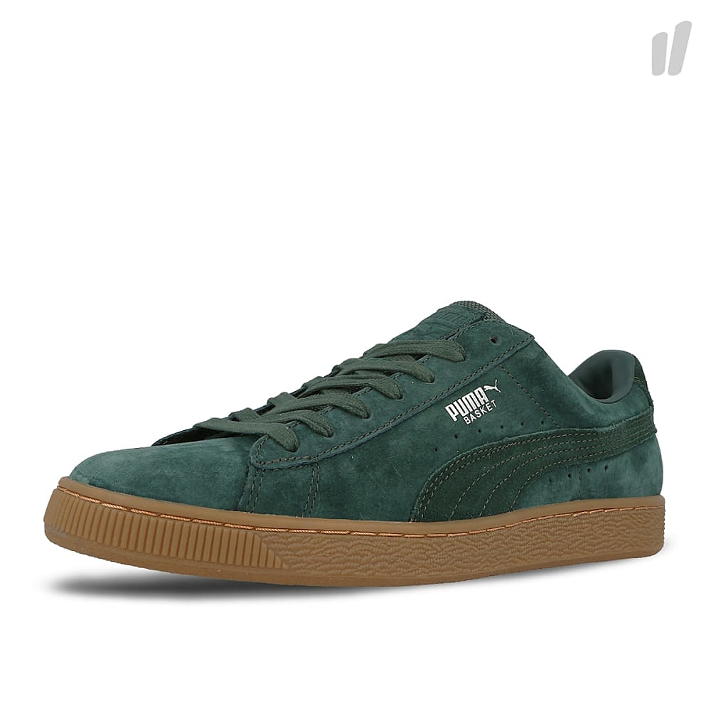 Puma basket classic weatherproof Green Gables - Green Gables Sneakers Close Up | Overkill