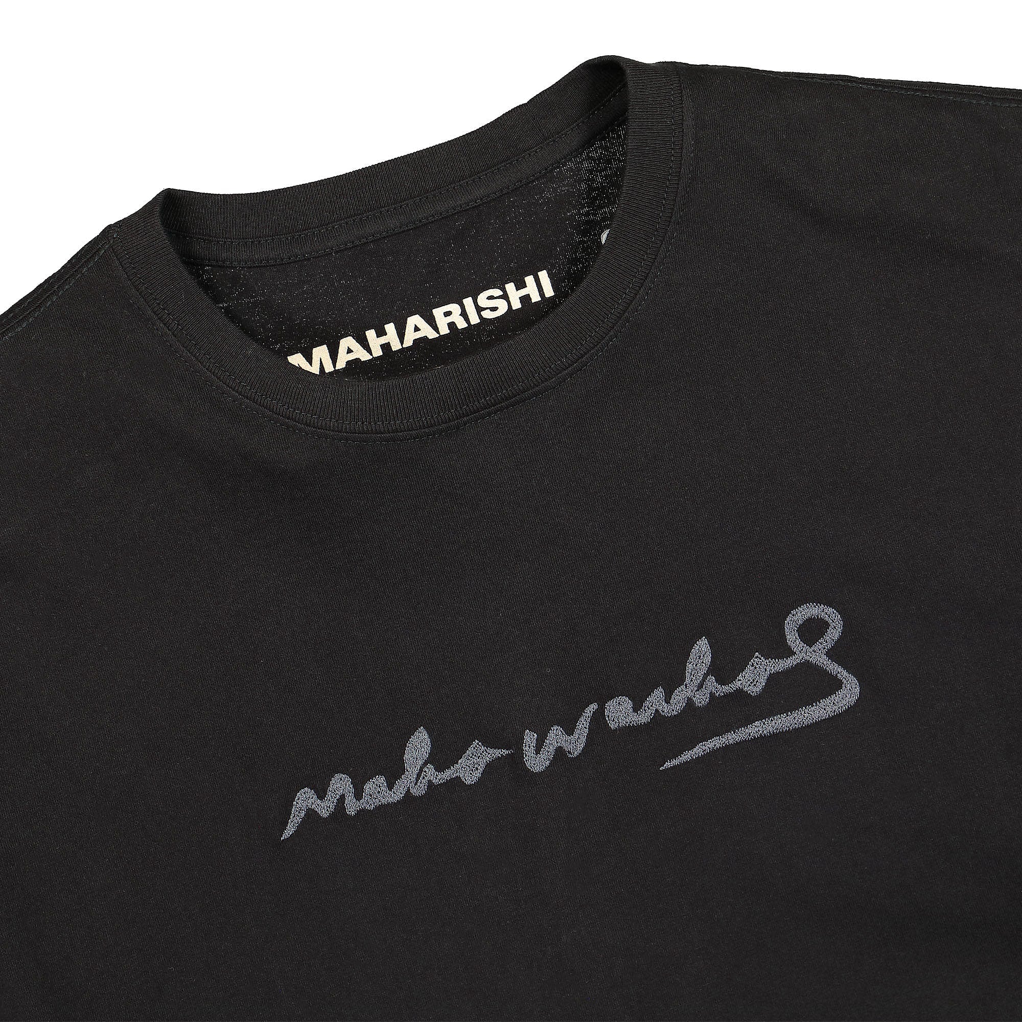 Maharishi Andy Warhol x Maharishi Kappa L/S Shirt Black Longsleeves Material | Overkill