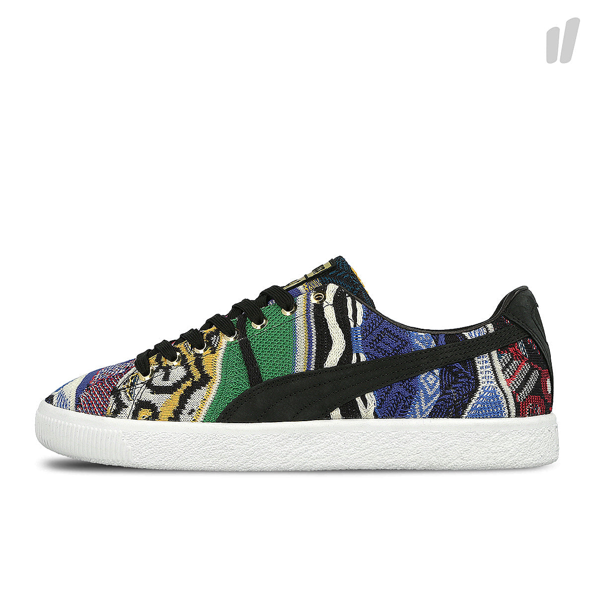 Puma clyde Puma Black - Puma Team Gold Sneakers 364907 01 | Overkill