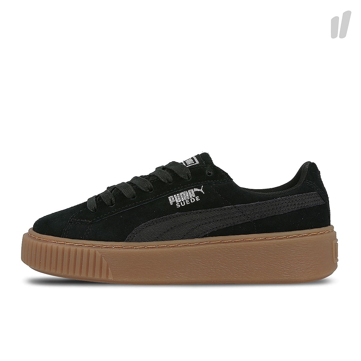Puma wmns suede platform animal Puma Black - Silver Sneakers 365109 01 | Overkill