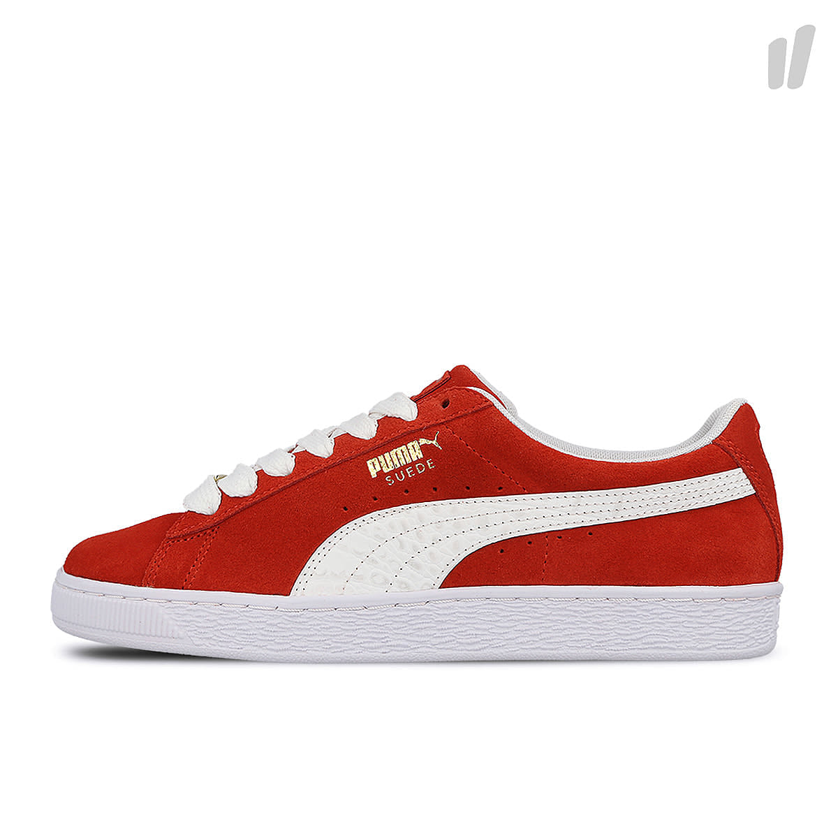 Puma suede classic bboy fabulous Flame Scarlet - Puma White Sneakers 365362 02 | Overkill