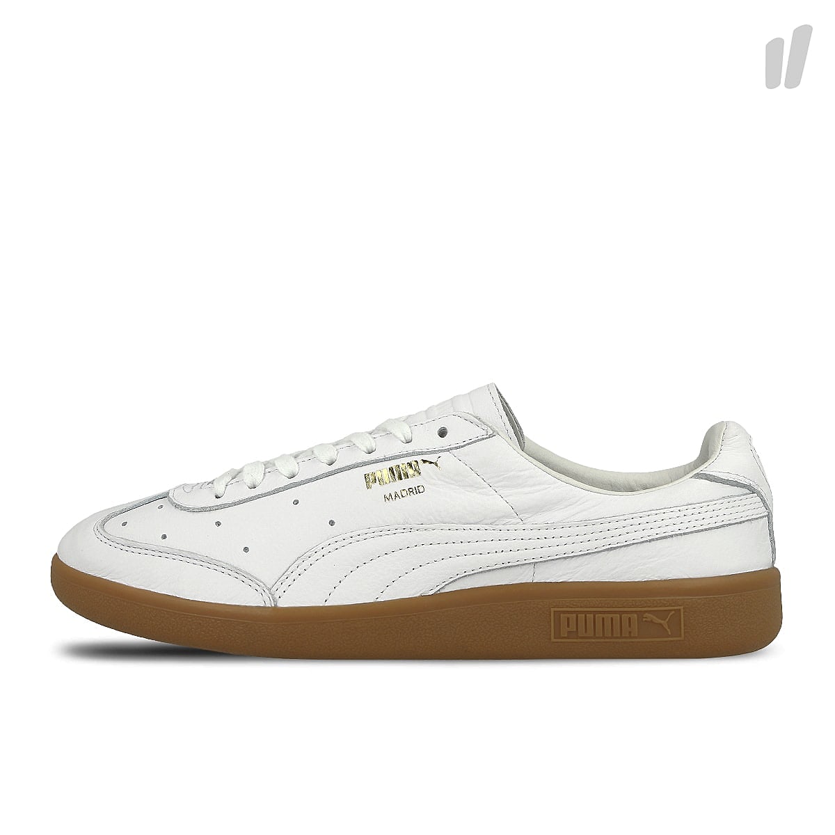 Puma madrid premium Puma White - Puma Team Gold Low Top Sneakers 365441 01 | Overkill