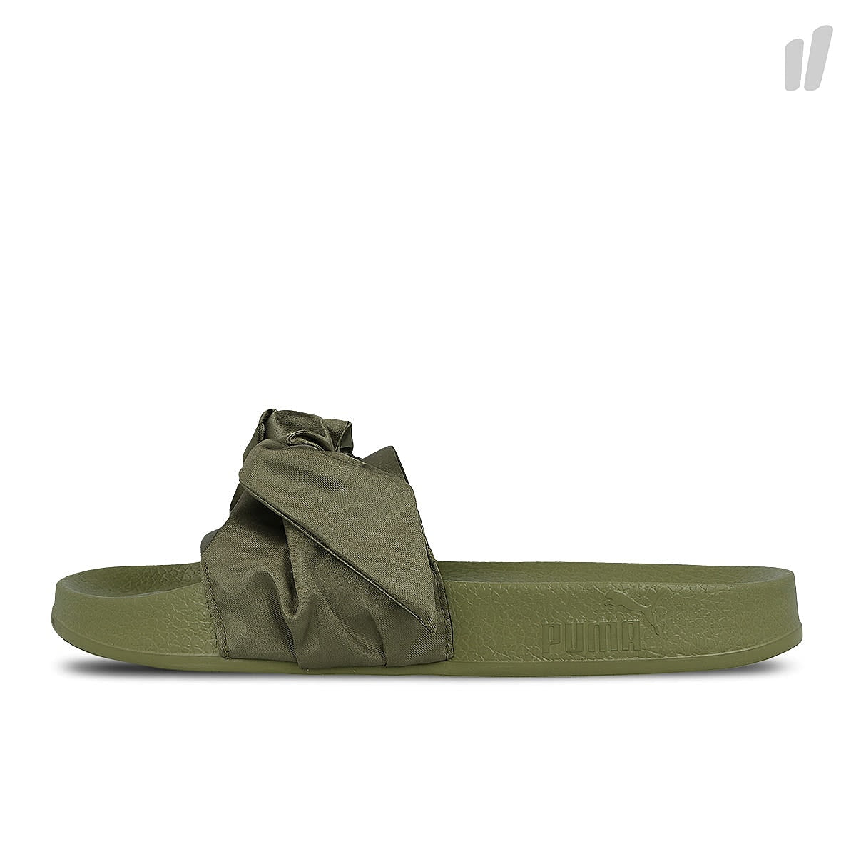 Puma wmns fenty bow slide Olive Branch - Puma Silver Slides, Sandals & Slippers 365774 01 | Overkill