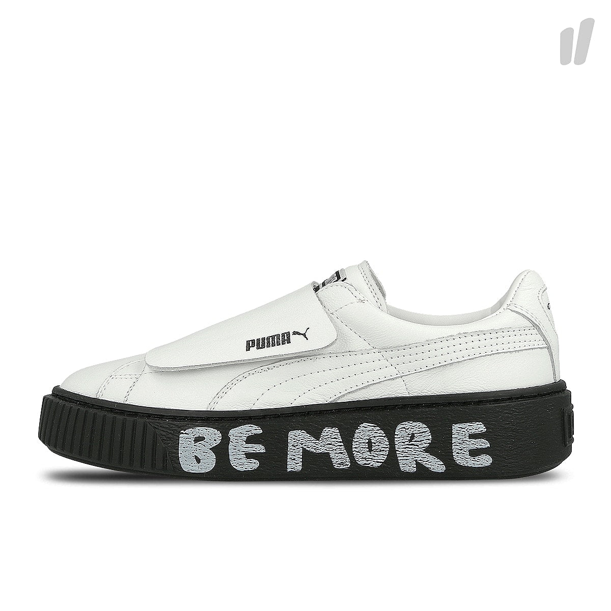 Puma wmns platform strap sm Puma White - Puma Black Sneakers 365895 01 | Overkill