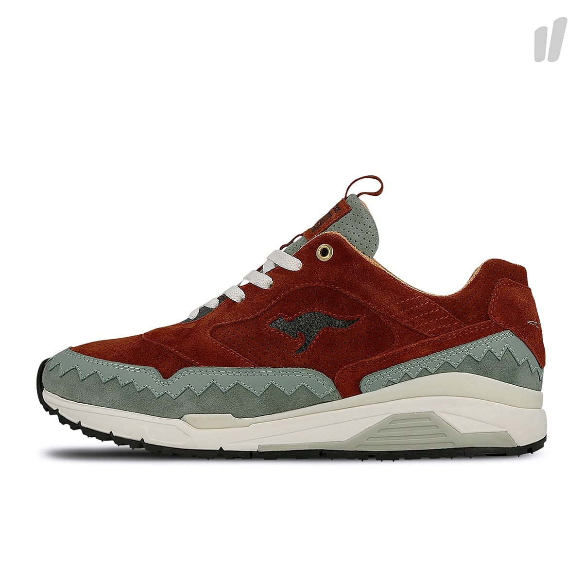 KangaROOS Footshop x KangaROOS Ultimate 3 MIG Rooftop Red-Green Sneakers | Overkill