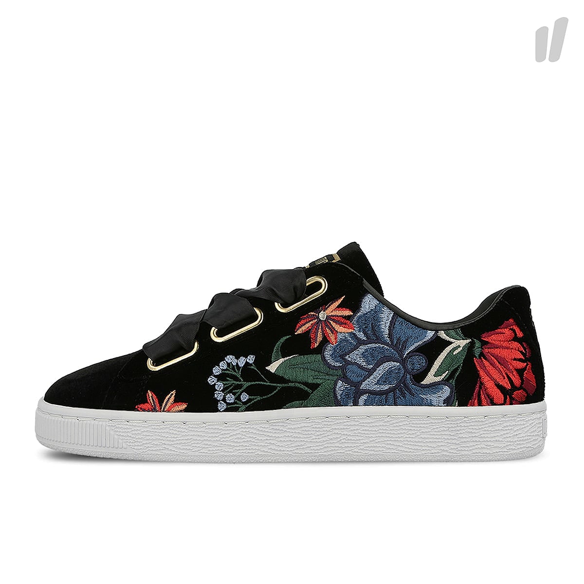 Puma wmns basket heart hyper emb Puma Black Sneakers 366116 01 | Overkill