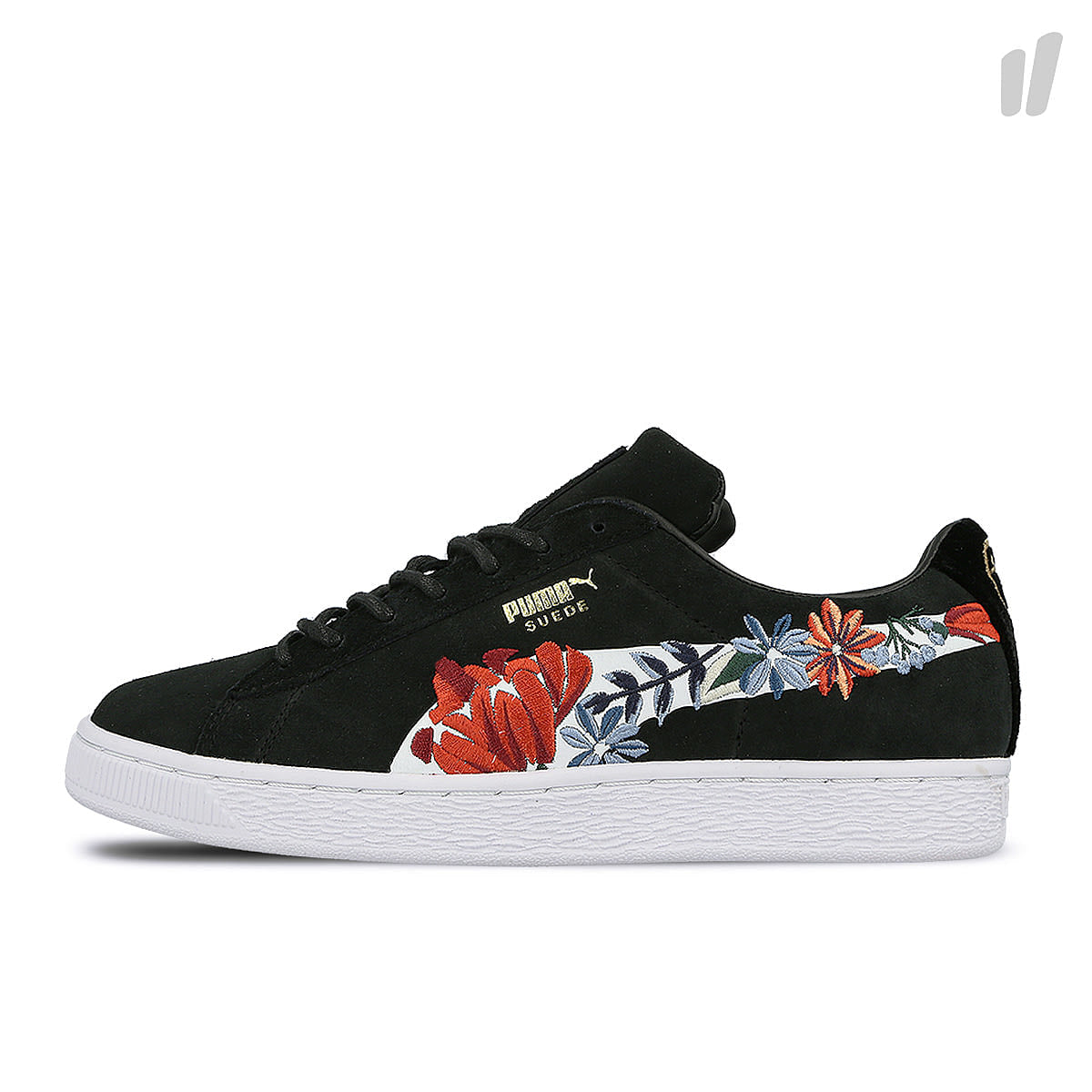 Puma wmns suede hyper embelished Puma Black - Puma White Sneakers 366124 01 | Overkill