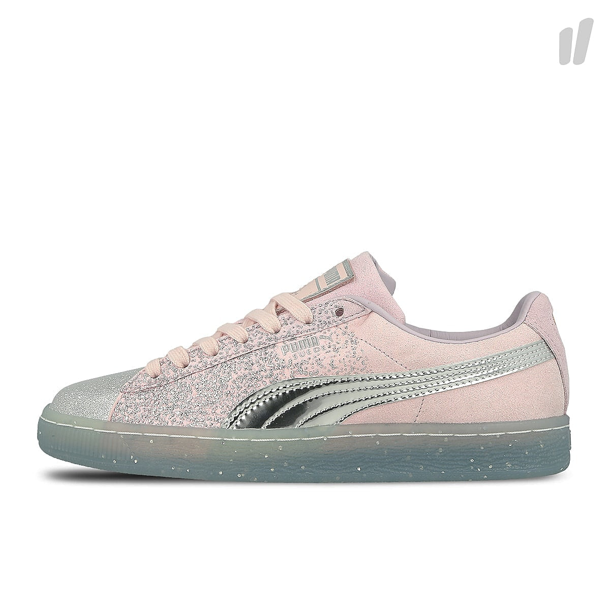 Puma wmns suede glitter princess sw Orchid Hush - Puma Silver - Barely Pink Sneakers 366128 01 | Overkill