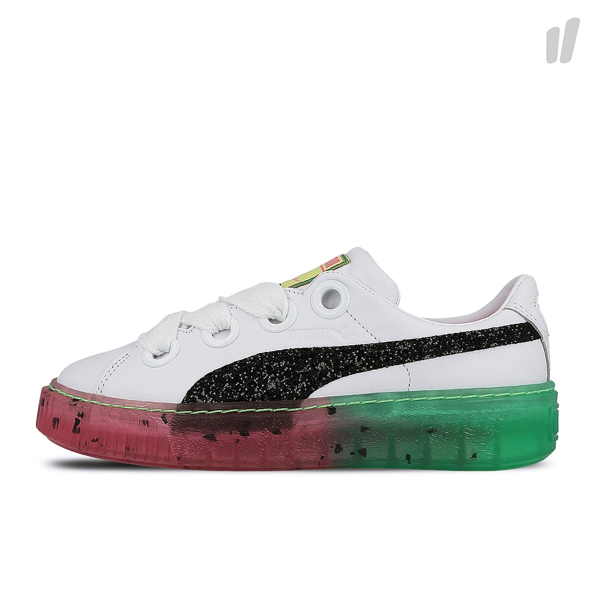 Puma wmns platform candy princess Puma White - Puma Black Sneakers 366135 01 | Overkill
