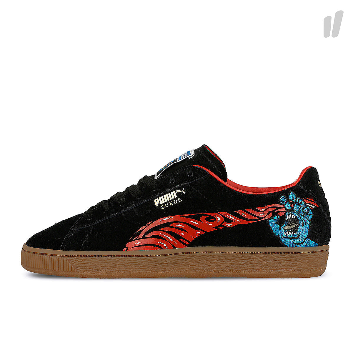 Puma suede classic Puma Black - High Risk Red Sneakers 366321 01 | Overkill