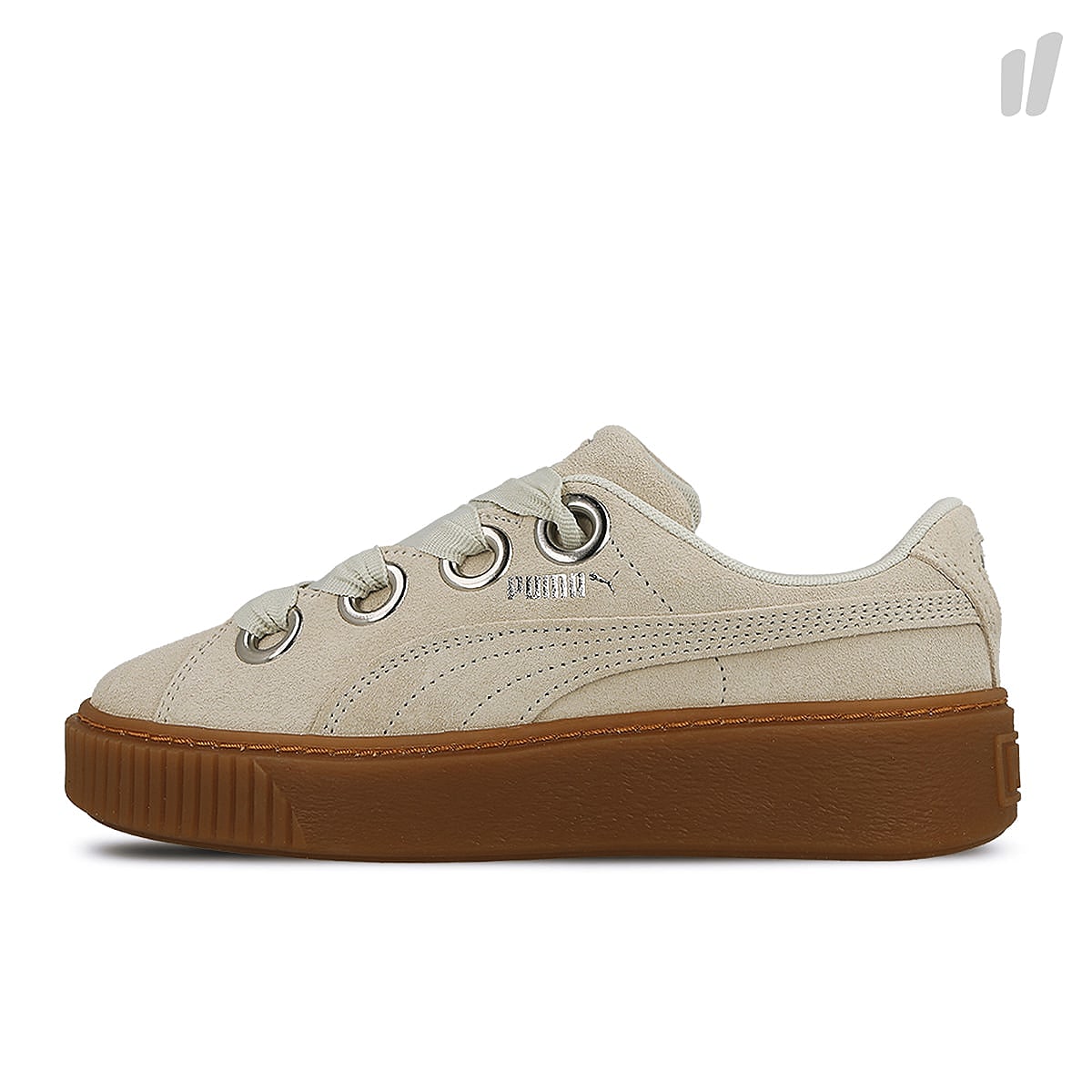 Puma wmns platfom kiss suede Blue Flower - Puma Silver Sneakers 366461 02 | Overkill