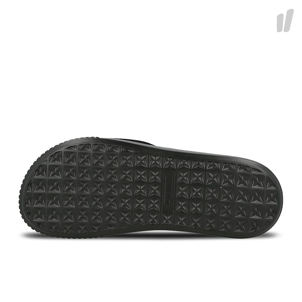 Puma wmns platform slide bold sd Puma Black - Puma Black Slides, Sandals & Slippers Material | Overkill