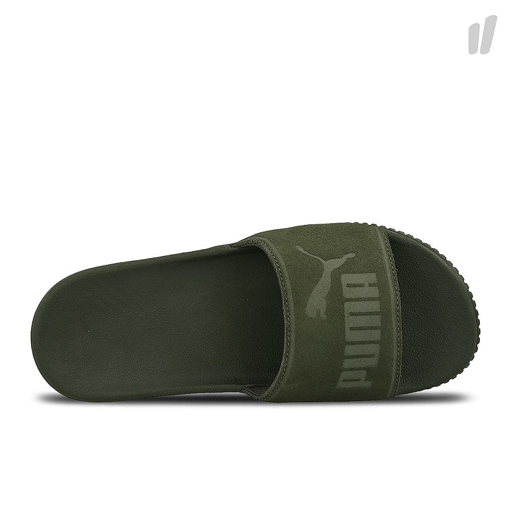 Puma wmns platform slide bold sd Forest Night - Forest Night Slides, Sandals & Slippers Silhouette | Overkill