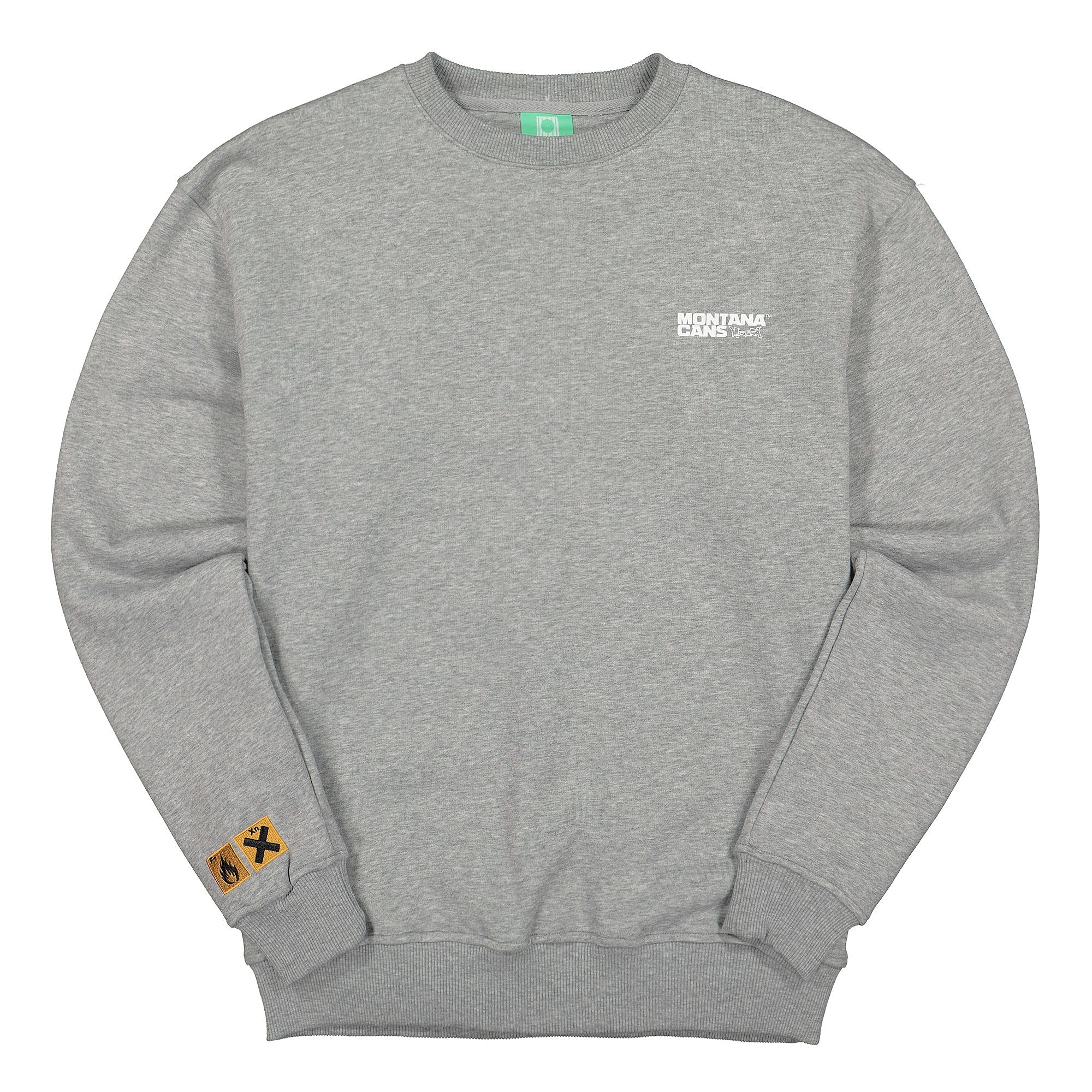 Montana Sweatshirt Typo + Logo Grey Sweatshirts | Overkill