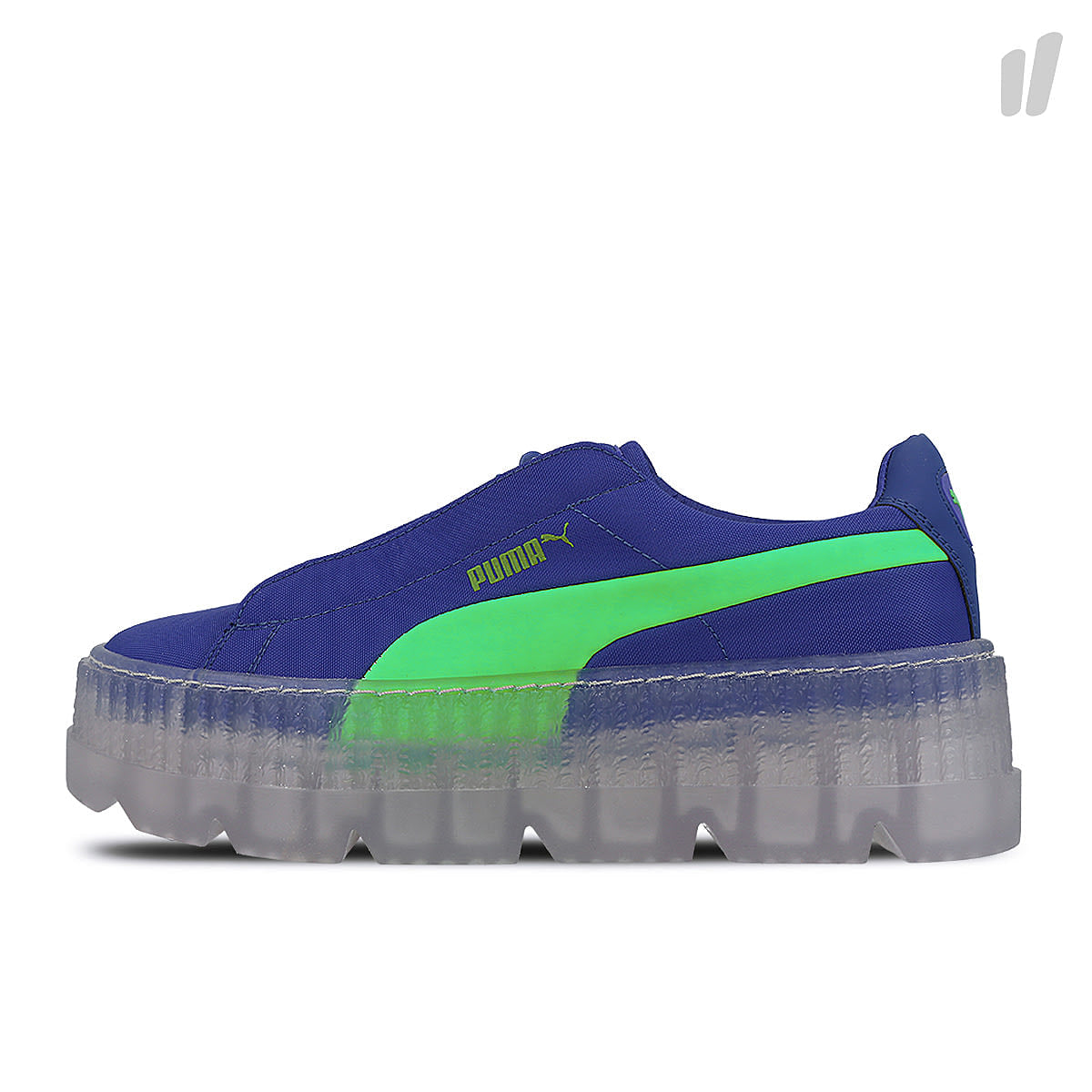 Puma wmns cleated creeper surf Dazzling Blue - Green Gecko Sneakers 367681 01 | Overkill