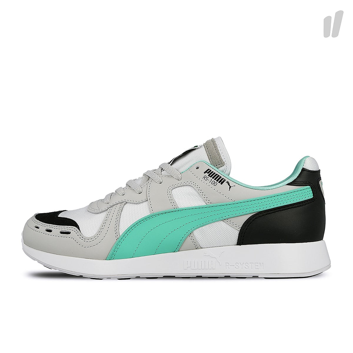 Puma rs-100 re-invention Gray Violet - Biscay Green - Puma White Sneakers 367913 01 | Overkill