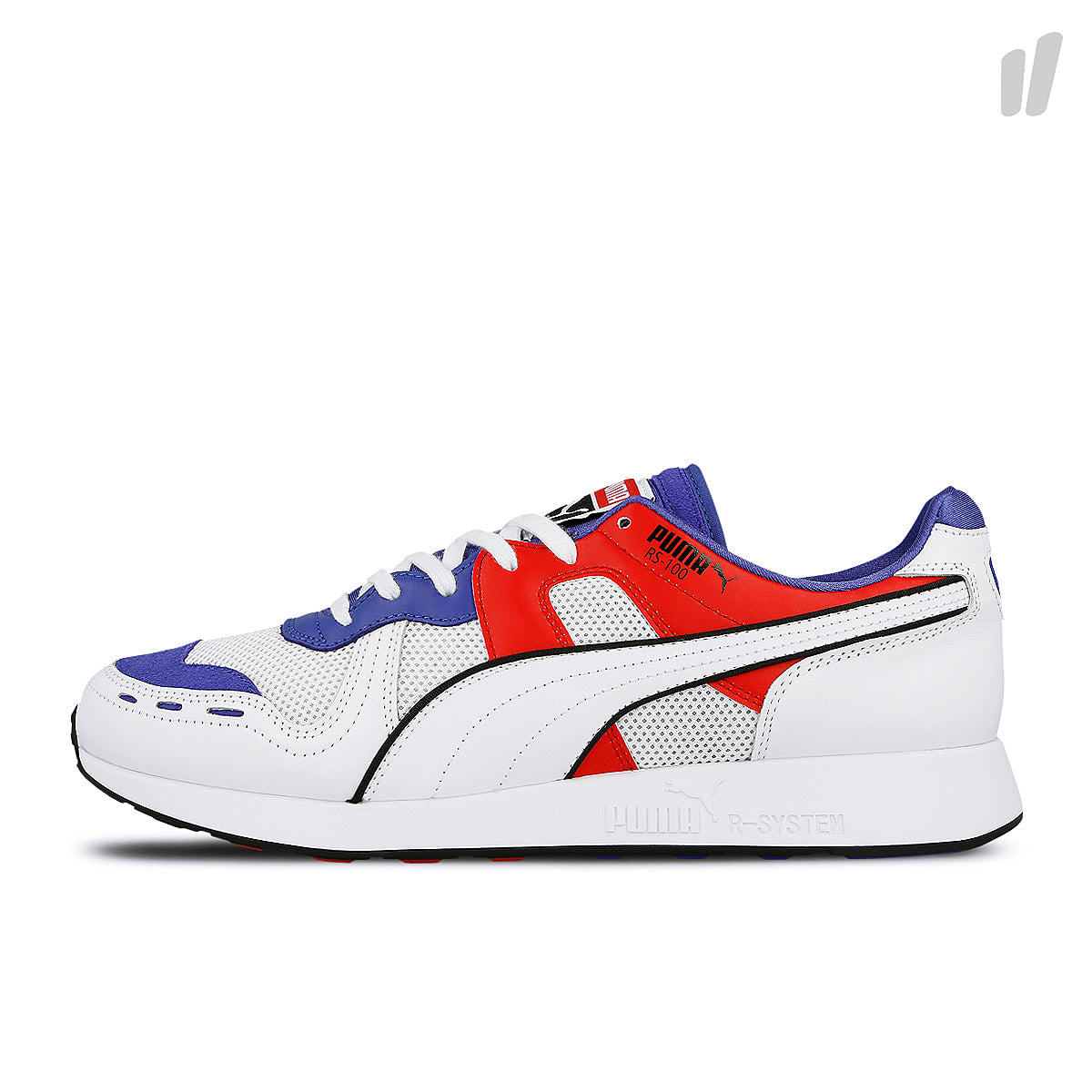 Puma rs-100 sound Dazzlin Blue - High Risk Red - White Sneakers 368025 01 | Overkill